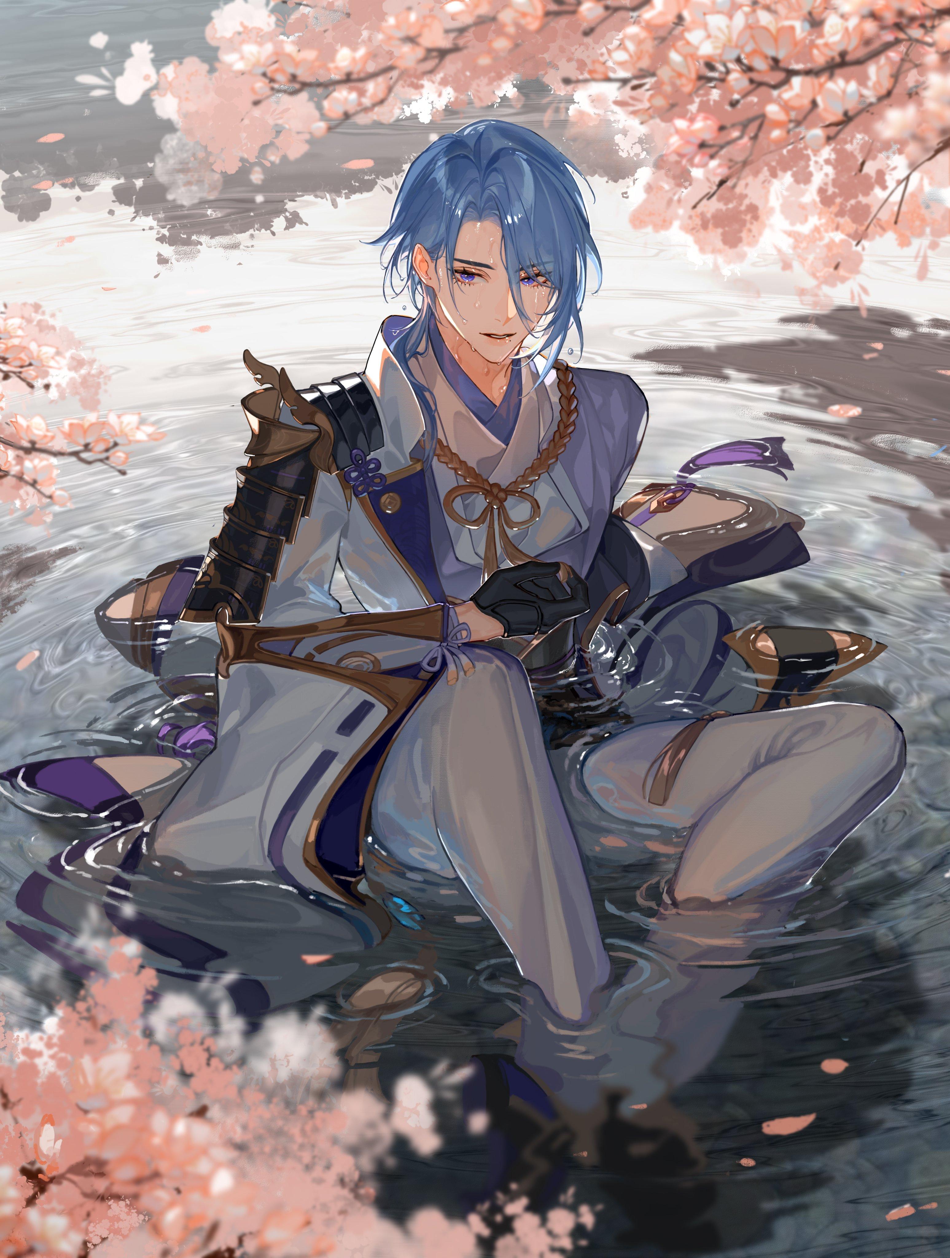 3094x4096 Anime picture genshin impact kamisato ayato donaldakron single long hair tall image 3094x4096 749830 de