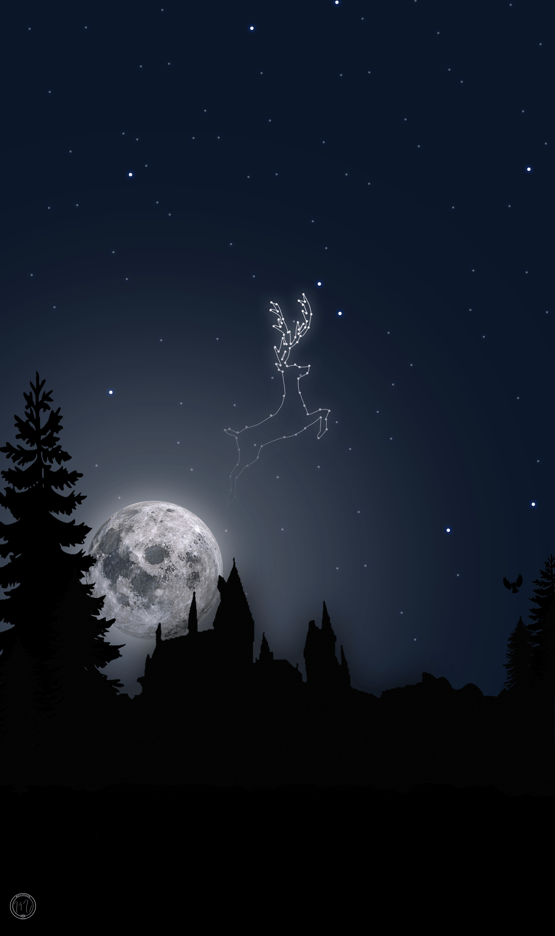 1780x3000 HOGWARTS PHONE WALLPAPER Potter inspired illustration