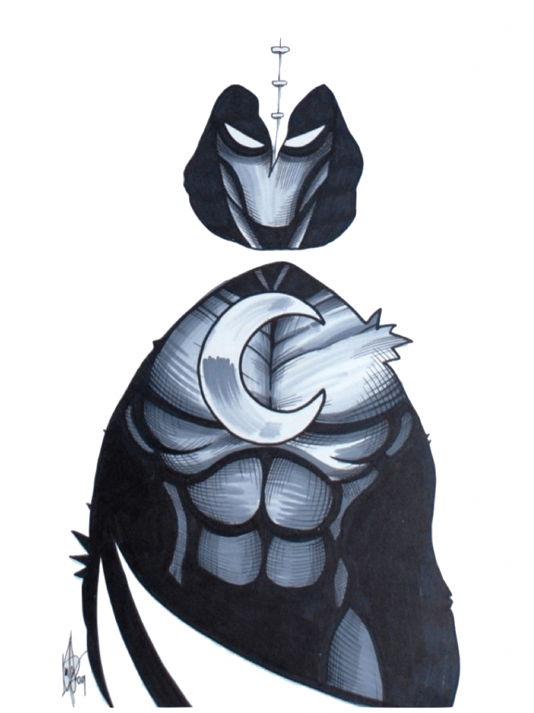 768x1024 Moon Knight Mobile Wallpaper