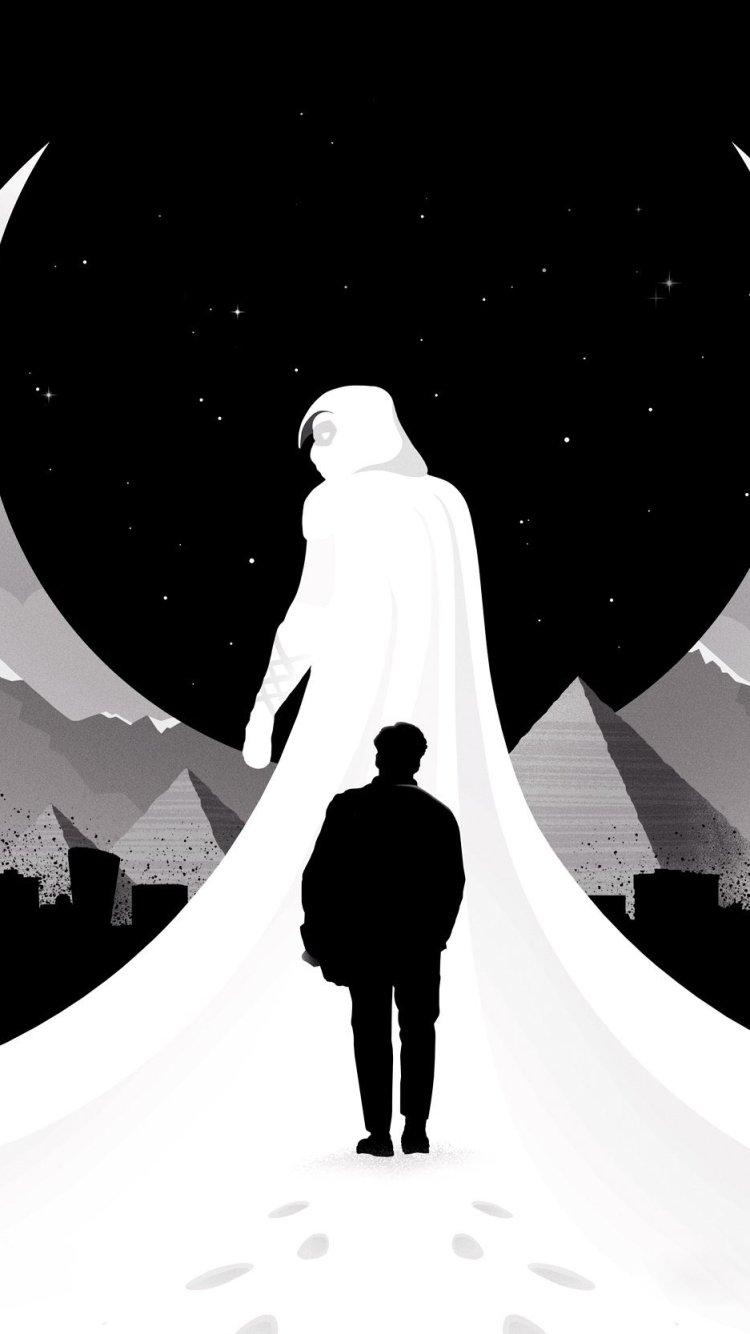 750x1334 Moon Knight Phone Wallpaper