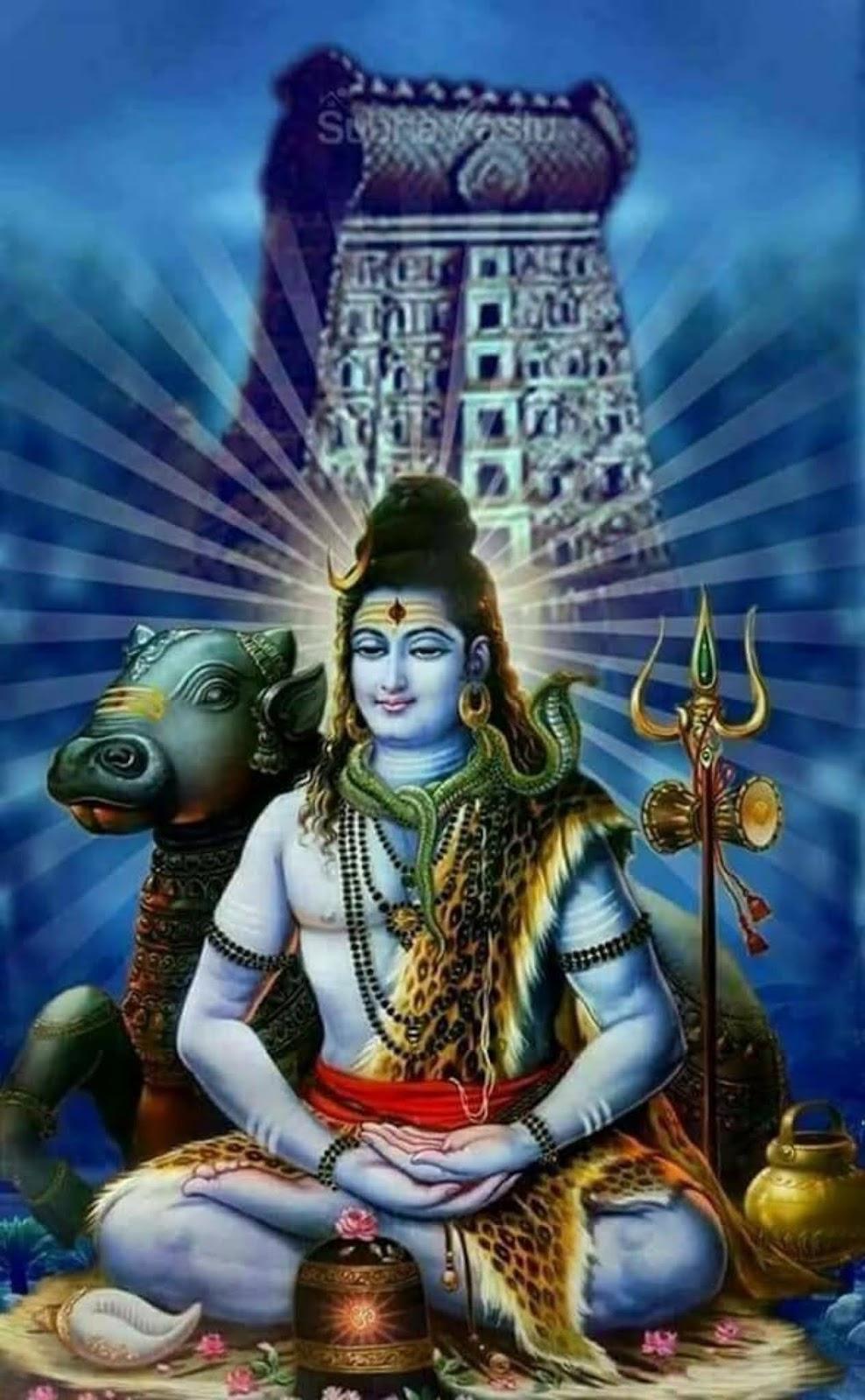 988x1600 Lord Shiva Wallpaper HD Mobile Walls