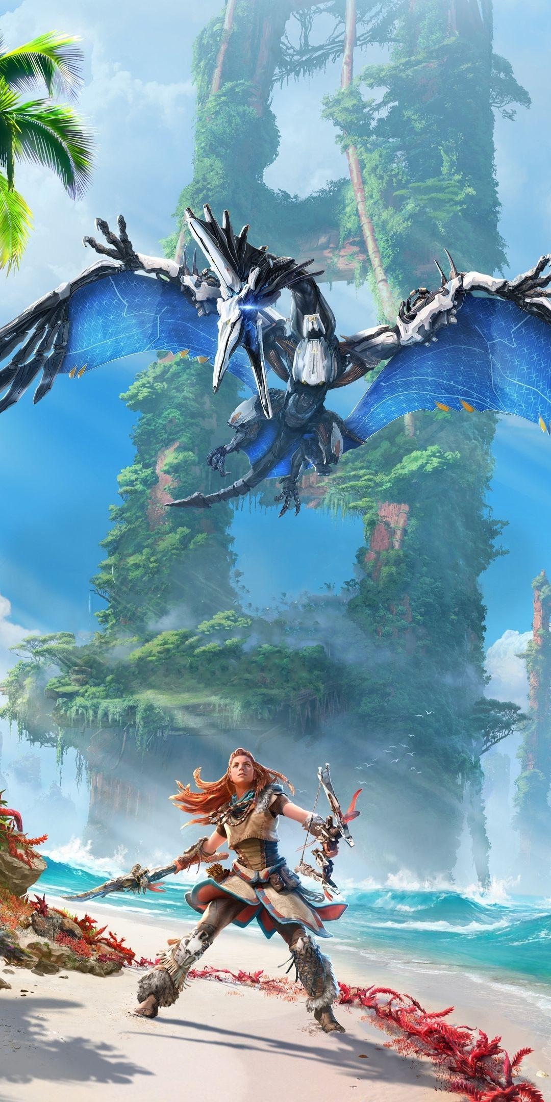 1080x2160 Horizon Forbidden West, video game, Aloy wallpaper. Horizon zero dawn wallpaper, Horizon zero dawn aloy, Horizon zero dawn