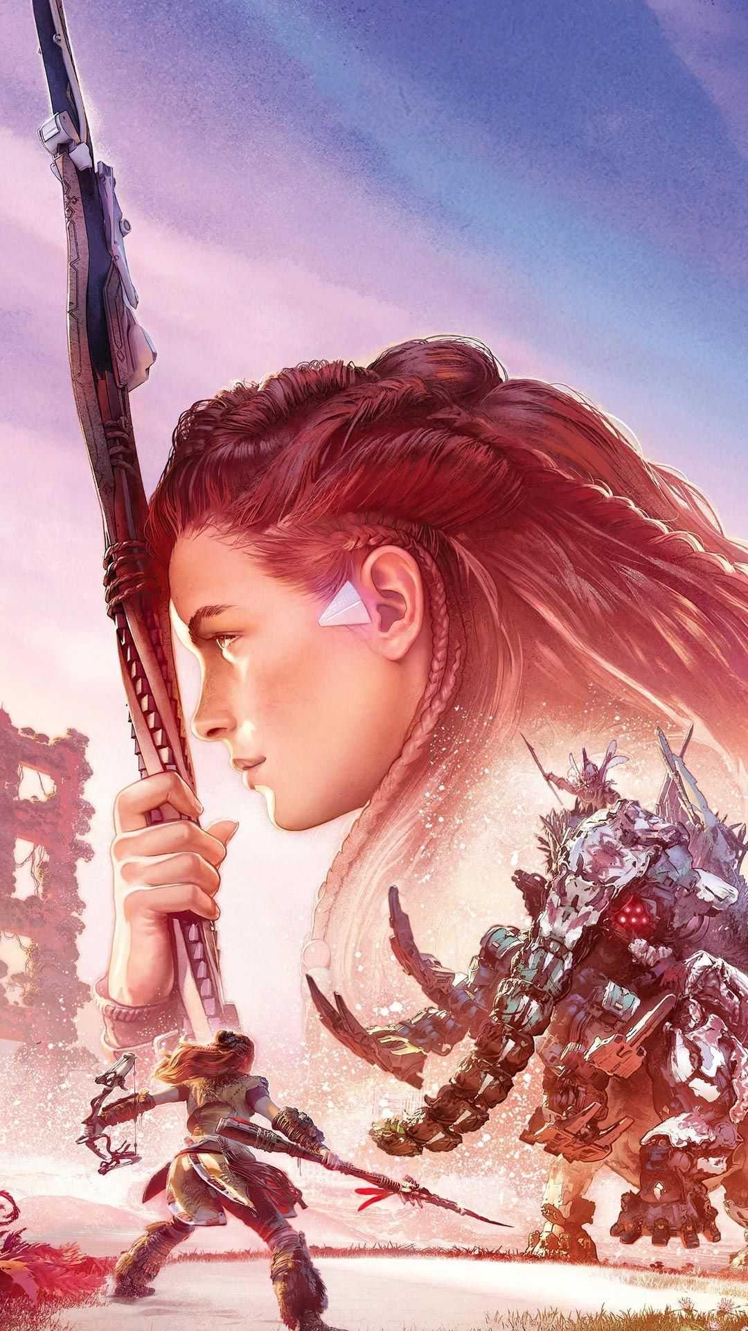 1080x1920 Horizon Forbidden West Wallpaper Discover more Aloy, Aloy Horizon, Game, Horizon, Horizon Forbidden West wallpaper.. Horizon zero dawn, Horizons, Wallpaper