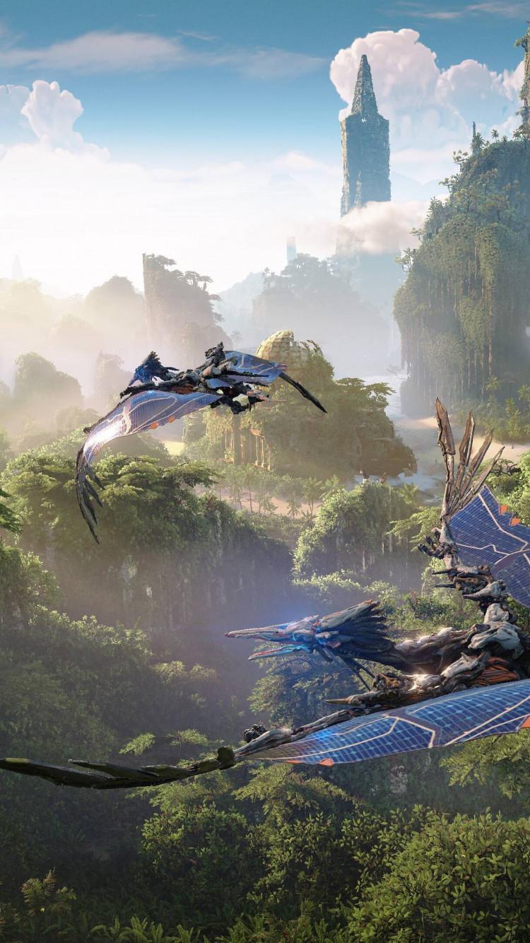 750x1334 Download wallpaper: Horizon: Forbidden West screenshot 750x1334