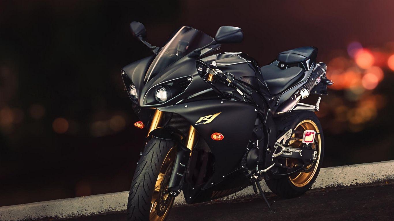 1366x768 Download Wallpaper 1366x768 Yamaha, Yzf R Sport Bike Tablet