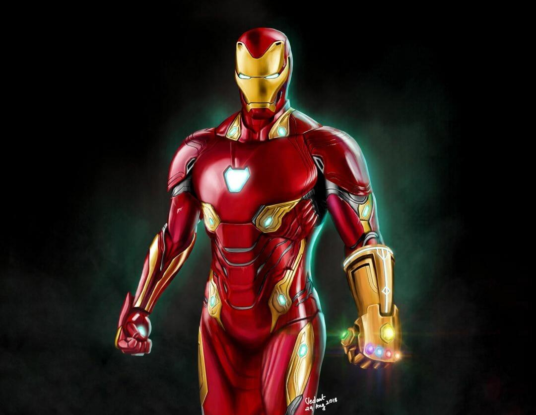 1080x835 Iron Man Infinity Gauntlet Artwork / iPhone HD Wallpaper Background Download (png / jpg) (2022)