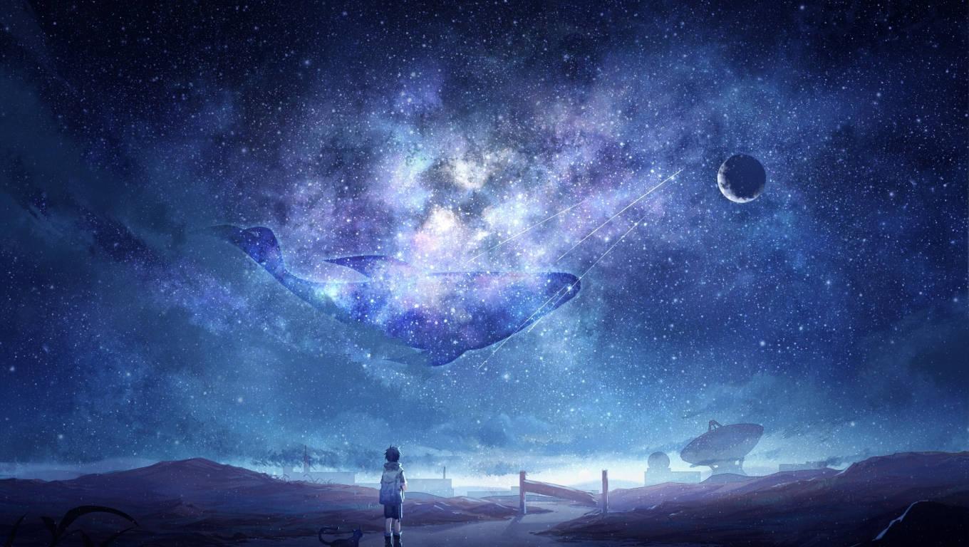 Galaxy Anime Boy Wallpapers - Top Free Galaxy Anime Boy Backgrounds ...