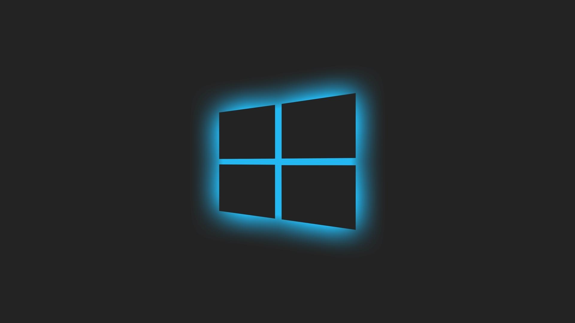 1920x1080 Windows 10 Logo Blue Glow 1080P Laptop Full HD Wallpaper, HD Hi Tech 4K Wallpaper, Image, Photo And Background