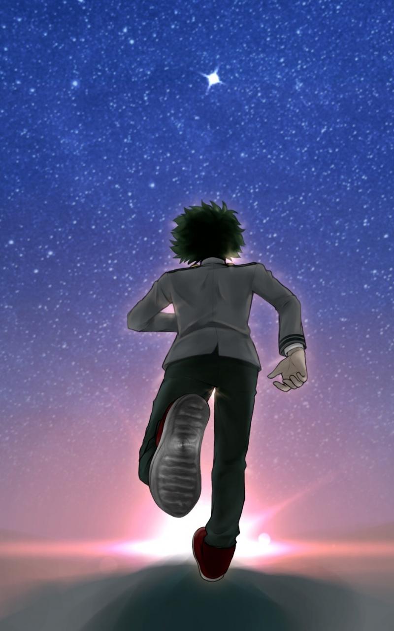 800x1280 Download Run, Anime Boy, Izuku Midoriya, Art 800x1280 Wallpaper, Samsung Galaxy Note Gt N Meizu Mx 800x1280 HD Image, Background