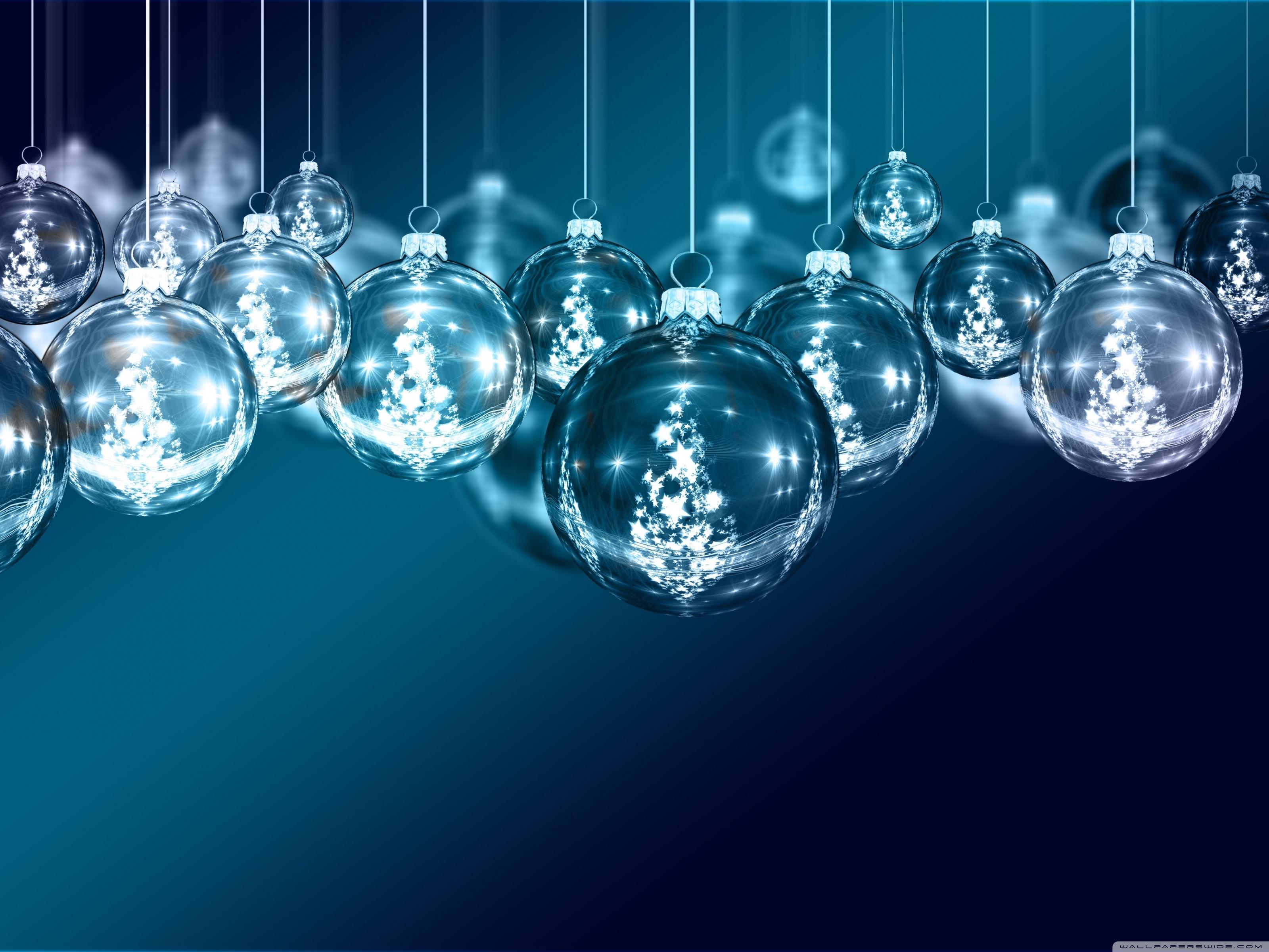 3200x2400 Free download Blue Christmas Ornaments Background 4K HD Desktop Wallpaper for [3200x2400] for your Desktop, Mobile & Tablet. Explore Blue Ornaments Wallpaper. Blue Ornaments Wallpaper, Christmas Ornaments Wallpaper, Christmas