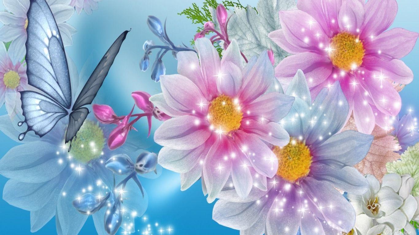1366x768 Free Butterfly Wallpaper Group , HD Wallpaper