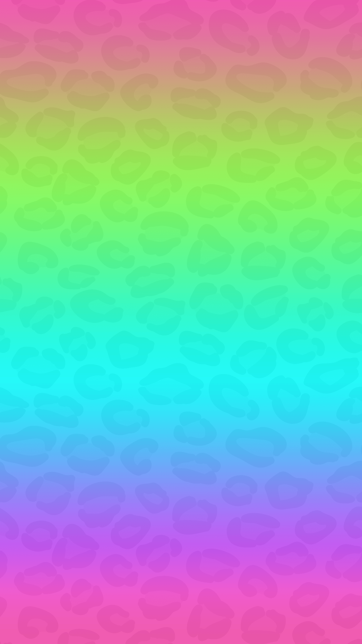 1242x2208 Gradient, ombre, pink, blue, purple, green, wallpaper, hd, iPhone, iPad, android, Samsung. Leopard print wallpaper, Animal print wallpaper, Purple ombre wallpaper