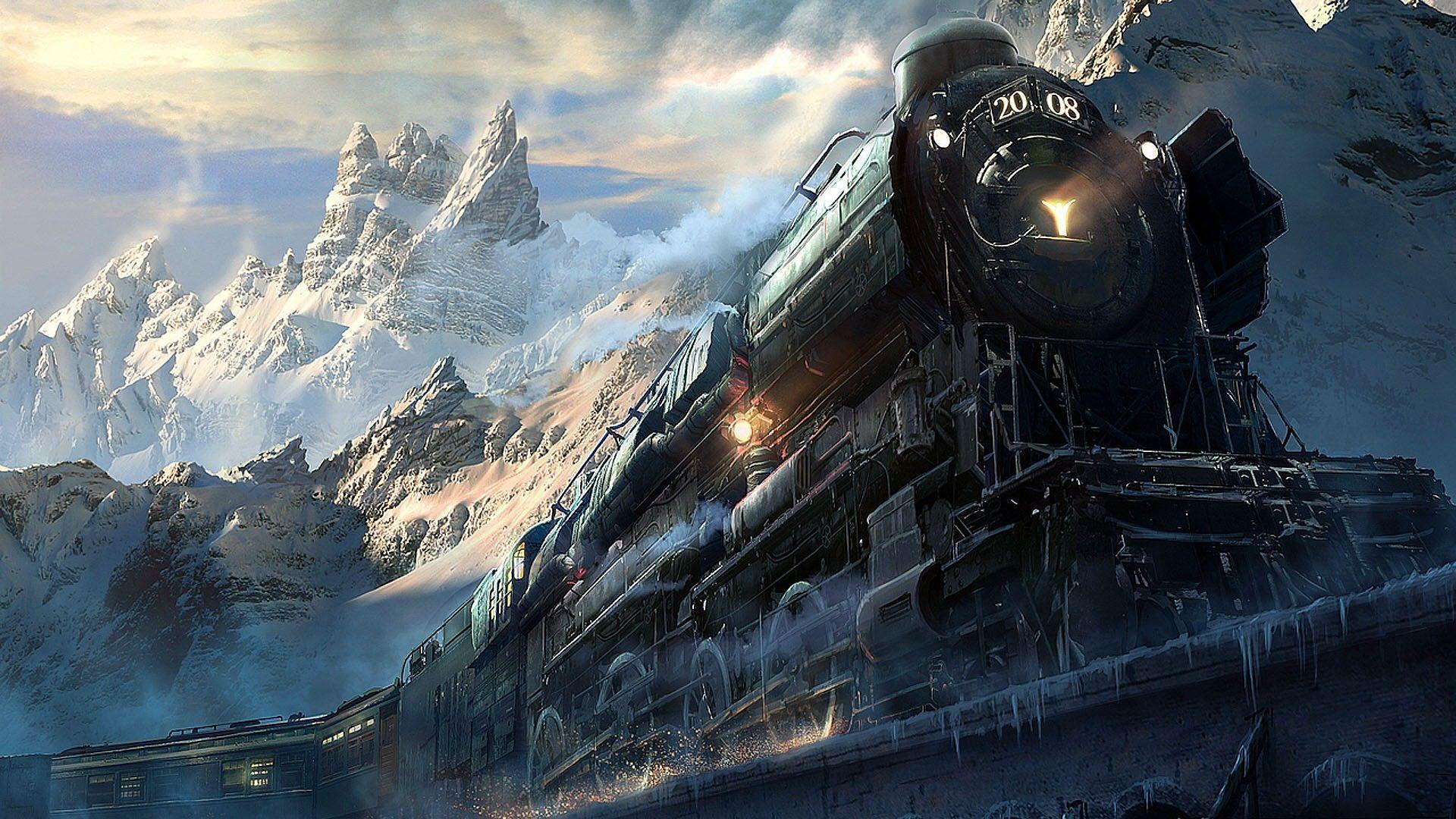 1920x1080 Train Background