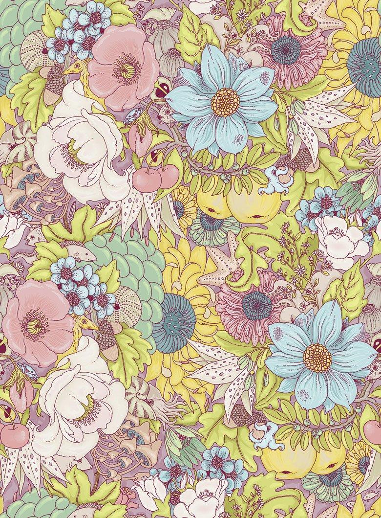 780x1059 Pastel Kids Nature Wallpaper
