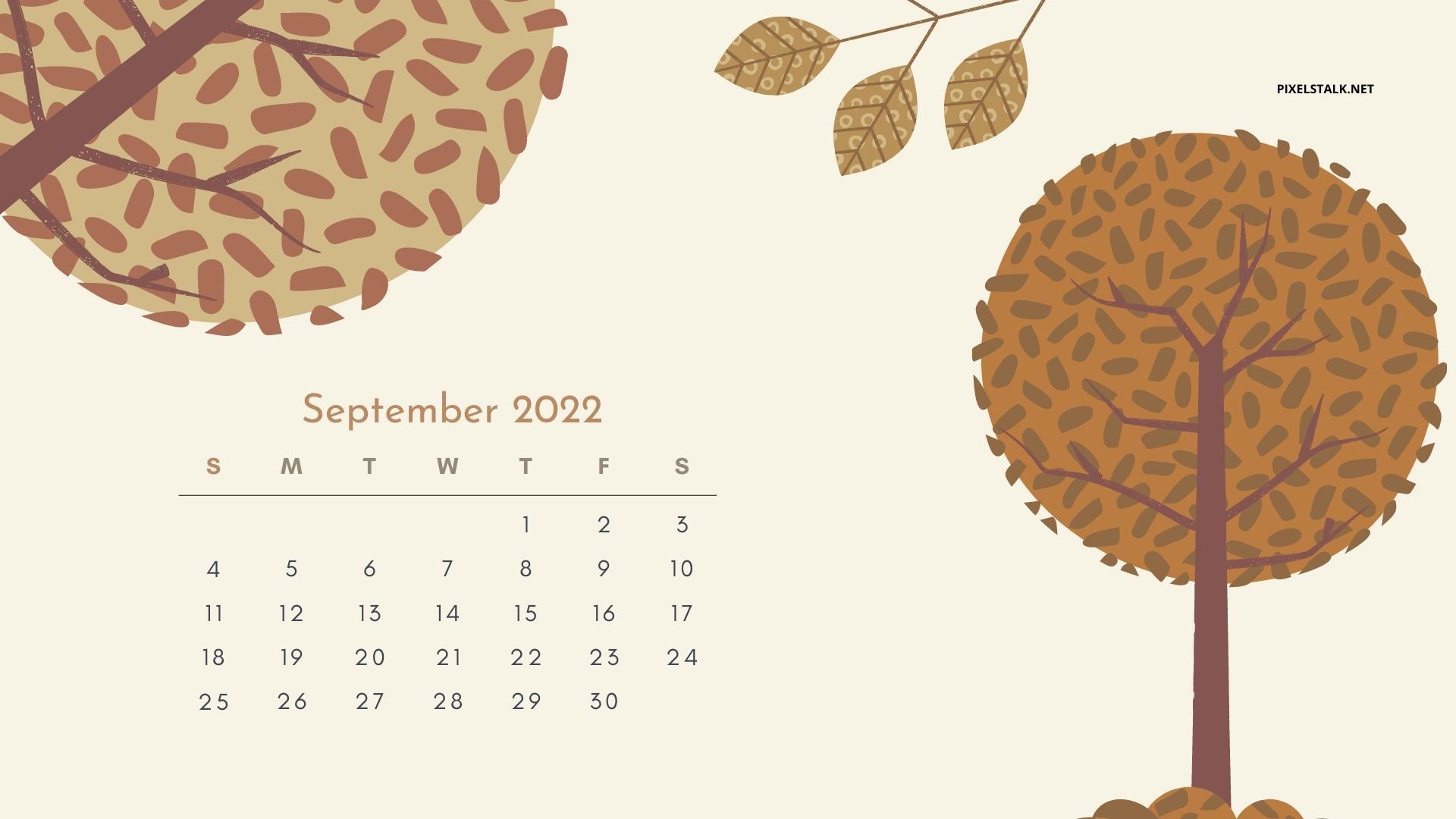 september 2022 calendar clipart kids