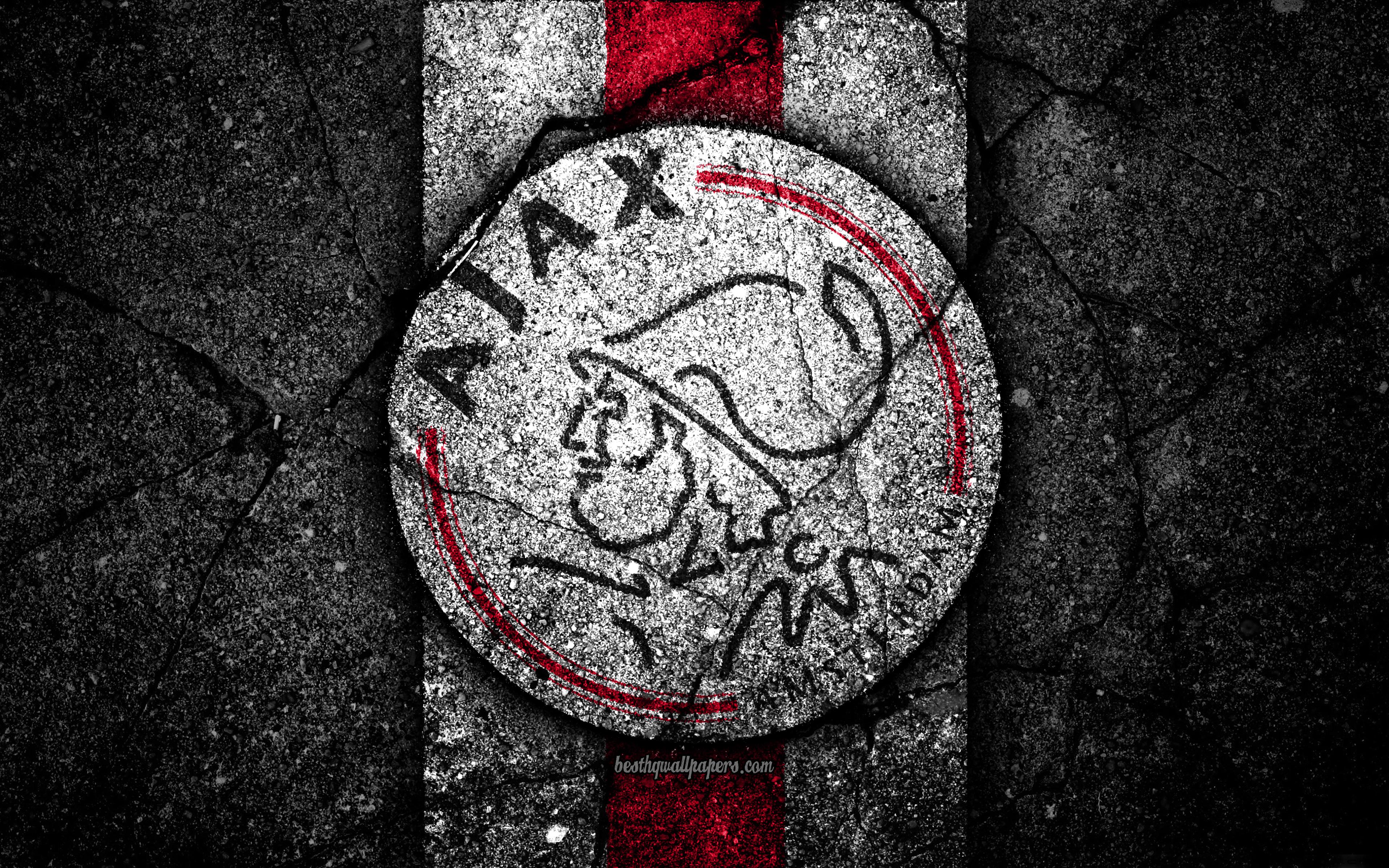 3840x2400 ajax wallpaper, font, graphic design, logo, graphics, illustration