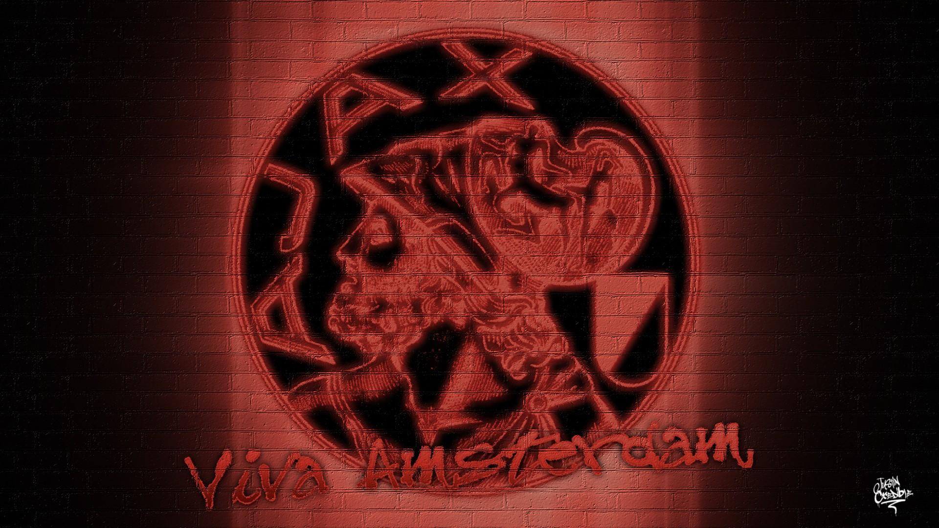 1920x1080 Sports soccer graffiti ajax football teams graffiti art Ajax Amsterdam Eredivisie wallpaperx1080