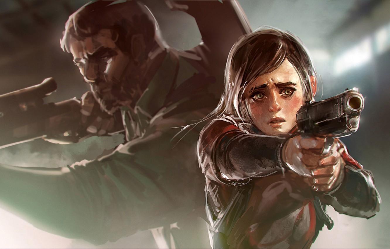 1332x850 Wallpaper sony, Naughty Dog, ellie, joel, The Last Of Us image for desktop, section игры