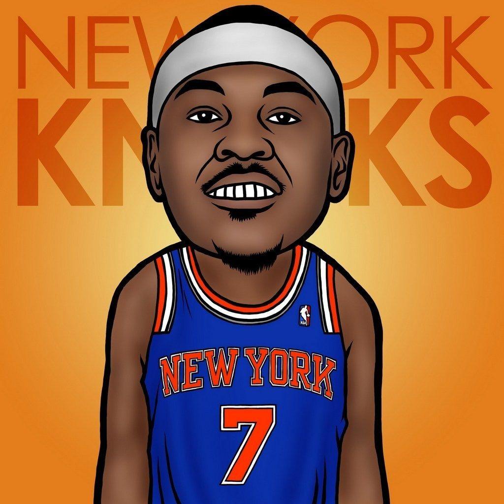 1024x1024 New York. Nba wallpaper, Nba stars, Carmelo anthony