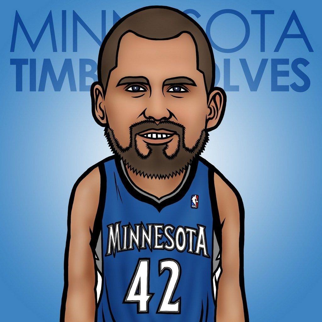 1024x1024 NBA Cartoon Wallpaper