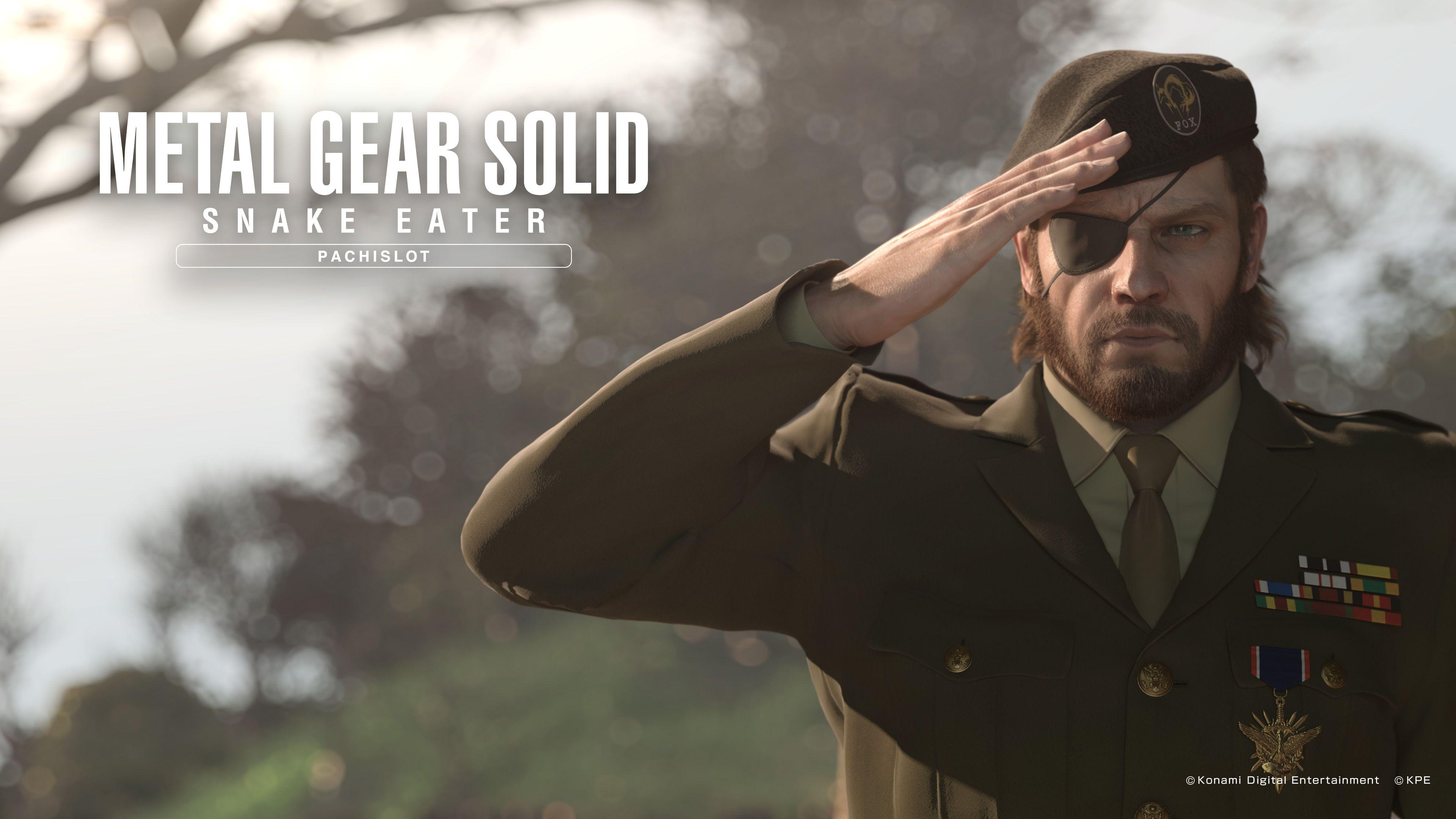 3840x2160 MGS Snake Eater Pachislot Wallpaper PC 5. Metal Gear, Metal Gear Solid, Snake Metal Gear