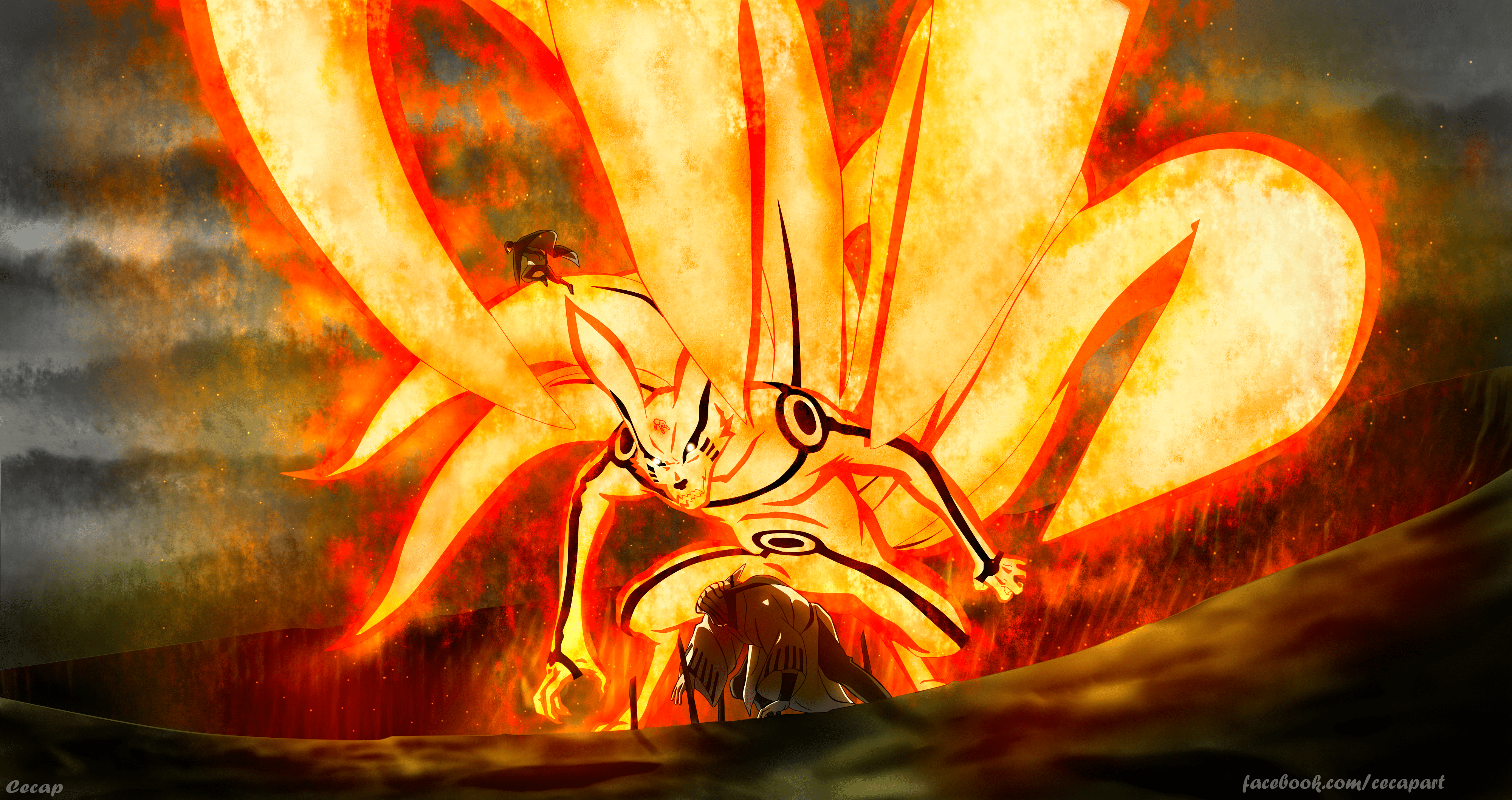 4000x2119 Kurama (Naruto) HD Wallpaper and Background