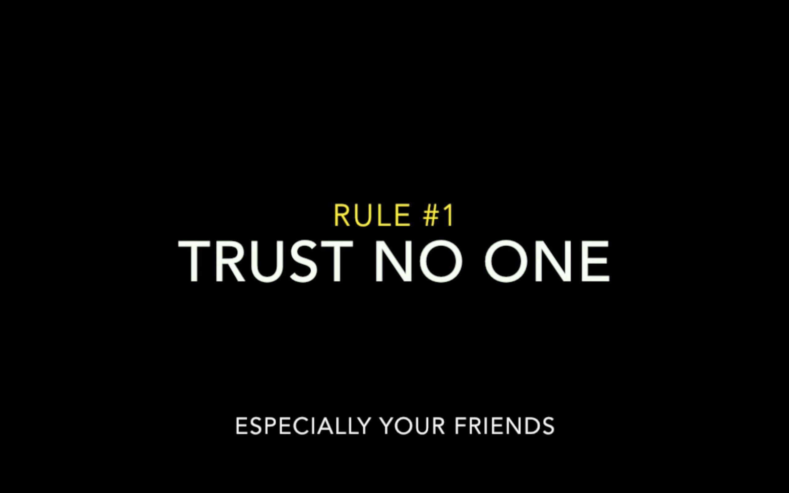 2560x1600 Never Trust Wallpaper