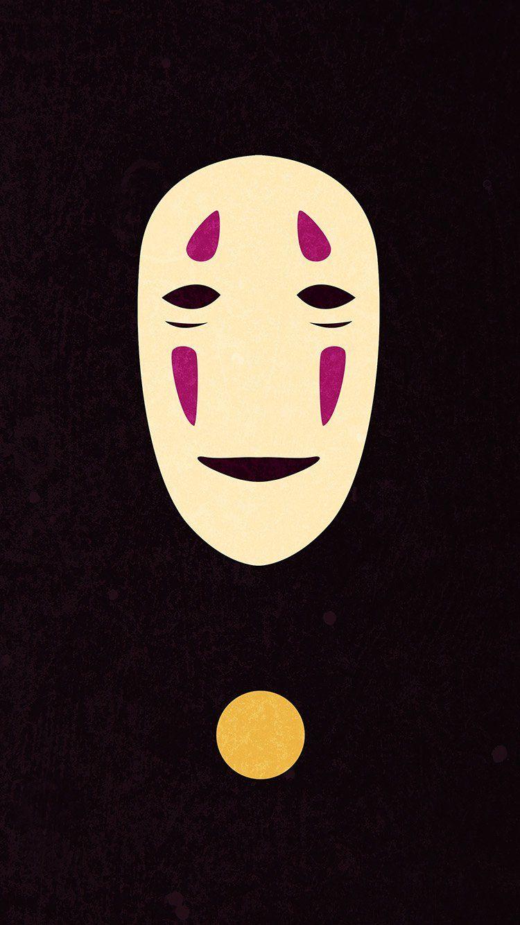 750x1334 iPhone wallpaper. spirited away dark ghost anime