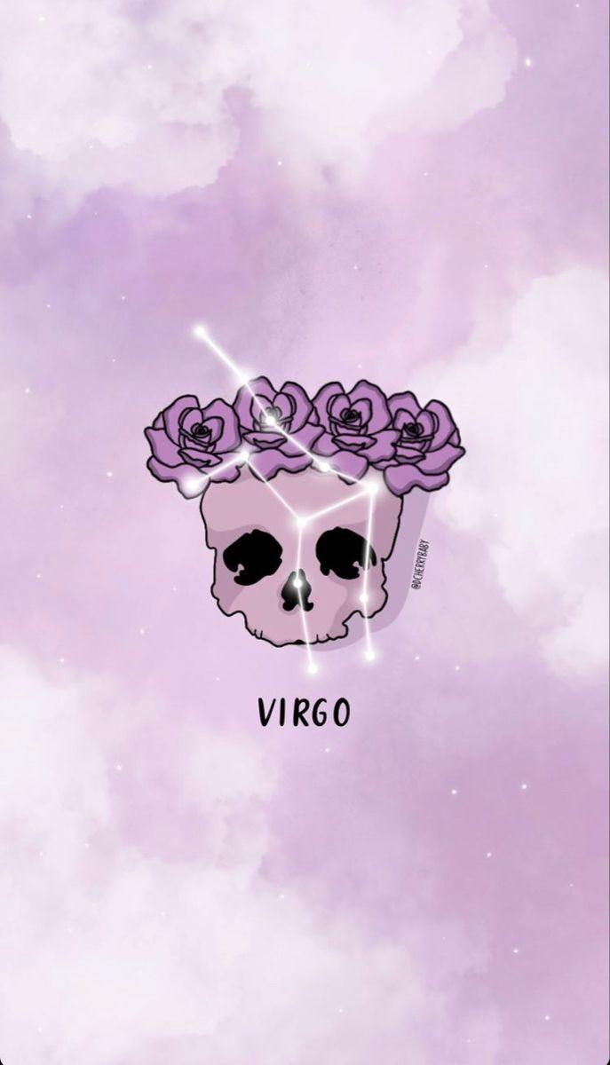 687x1200 Virgo wallpaper. Virgo art, iPhone wallpaper girly, Moody wallpaper