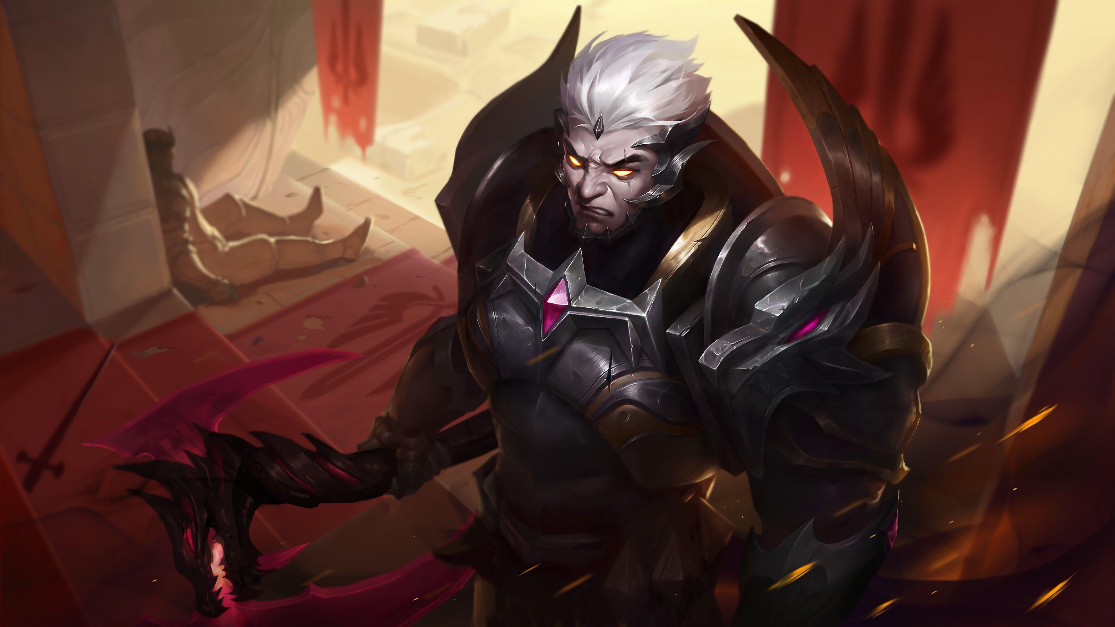 3840x2160 God King Darius League Of Legends LoL League Of Legends, God Kings Of Legends, Darius. League Of Legends, Art, Digital Painting