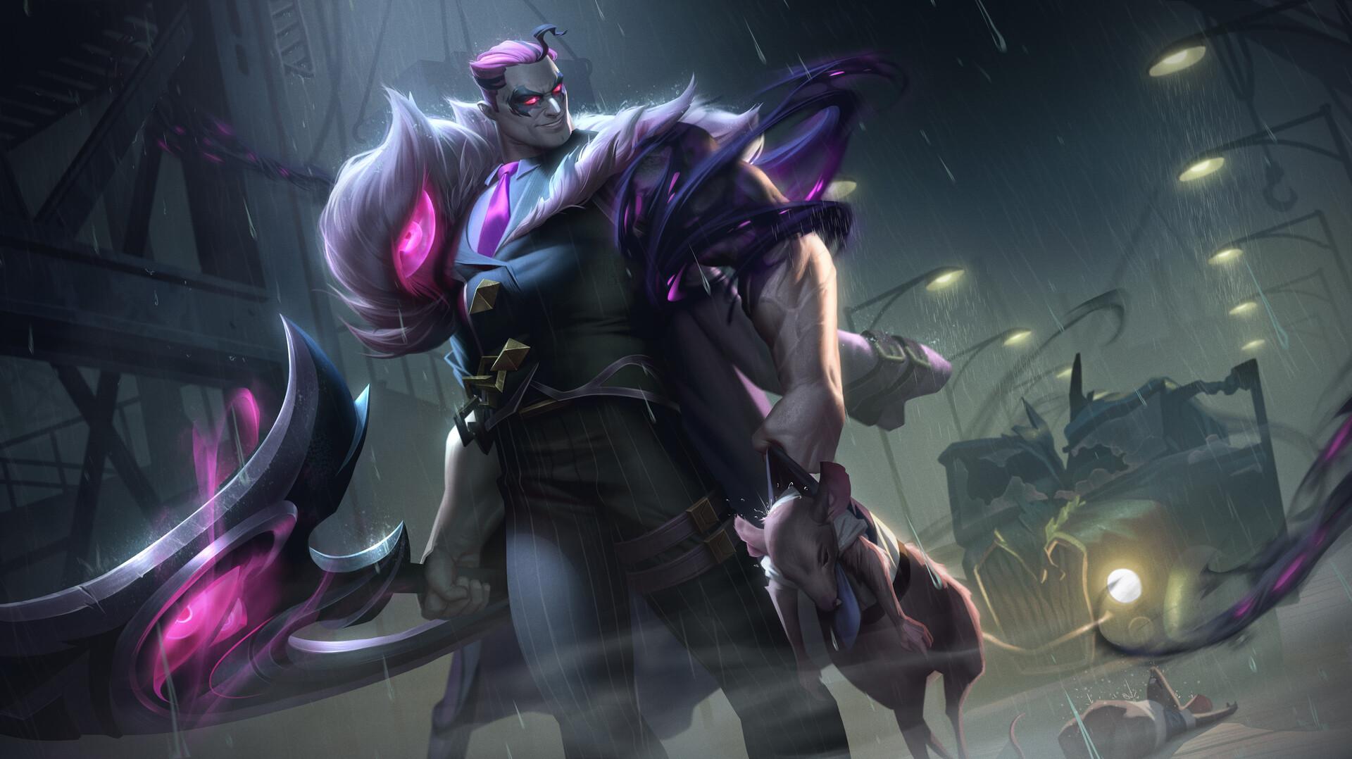 1920x1078 League of Legends City Nightmares Darius Splash Illustration