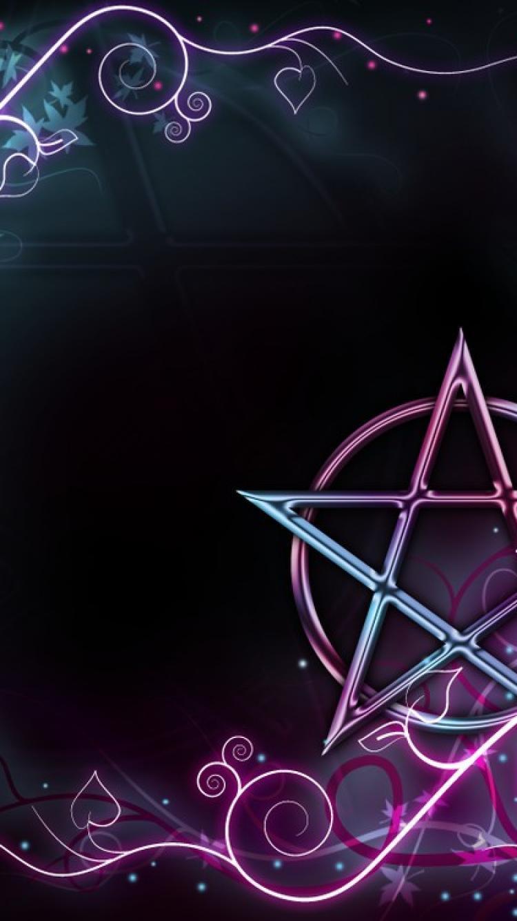 750x1334 iPhone Pentagram Wallpaper