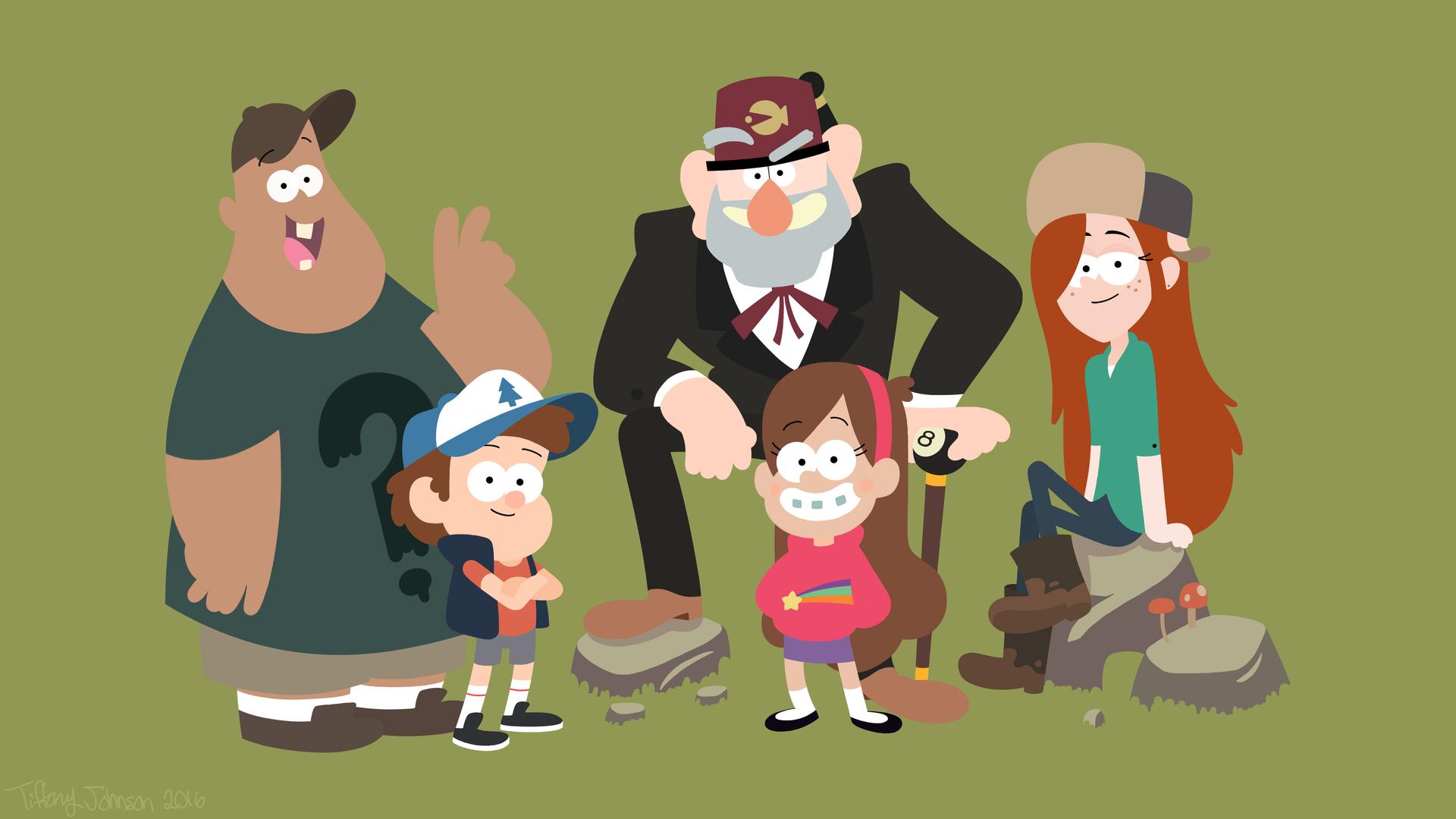 1920x1080 Gravity Falls Minimalism 8k Laptop Full HD 1080P HD 4k Wallpaper, Image, Background, Photo and Picture