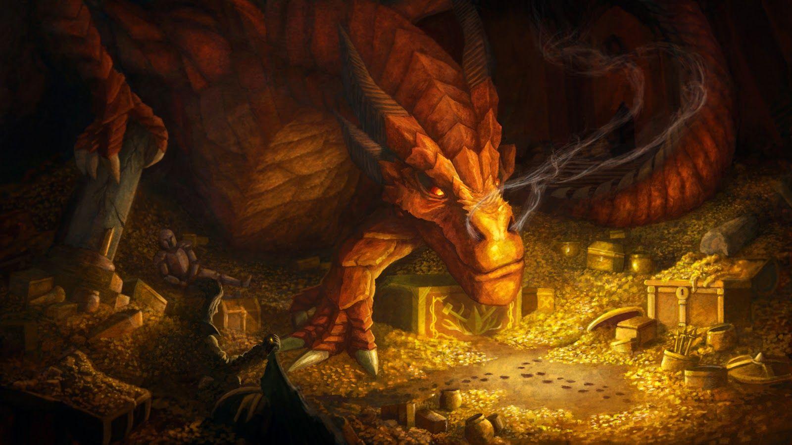 1600x900 Smaug The Dragon. The Hobbit and The Lord of the Rings