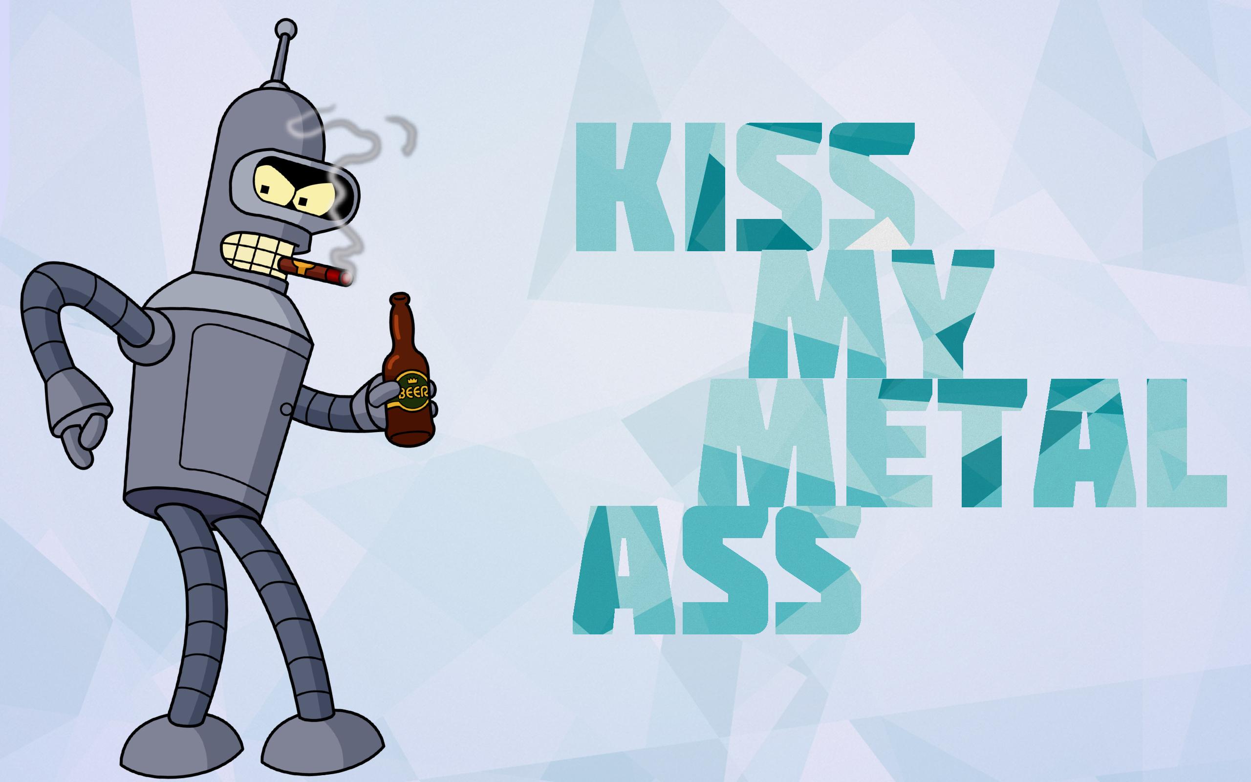2560x1600 Futurama Bender robot wallpaperx1600