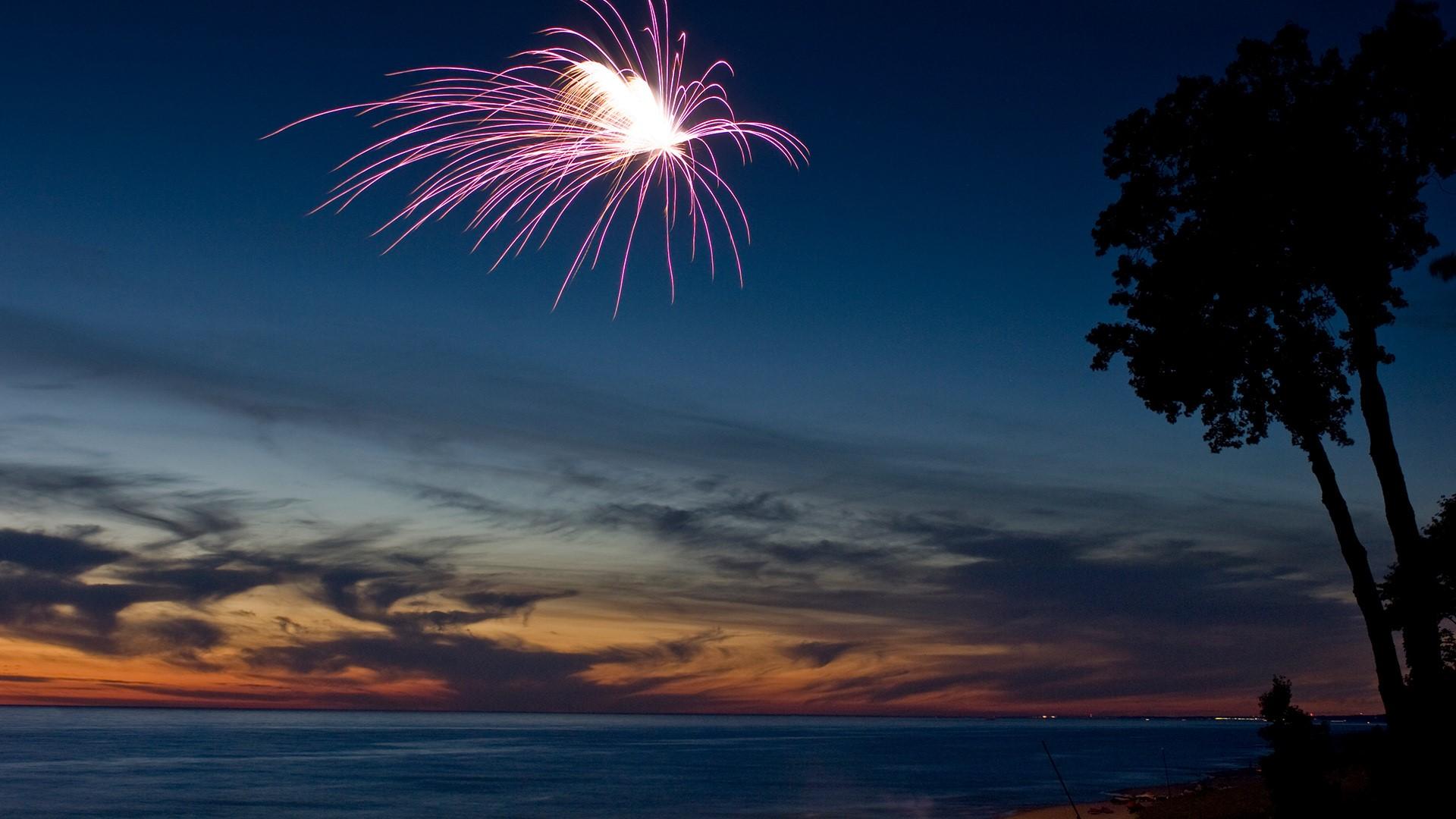 Fireworks Beach Wallpapers Top Free Fireworks Beach Backgrounds