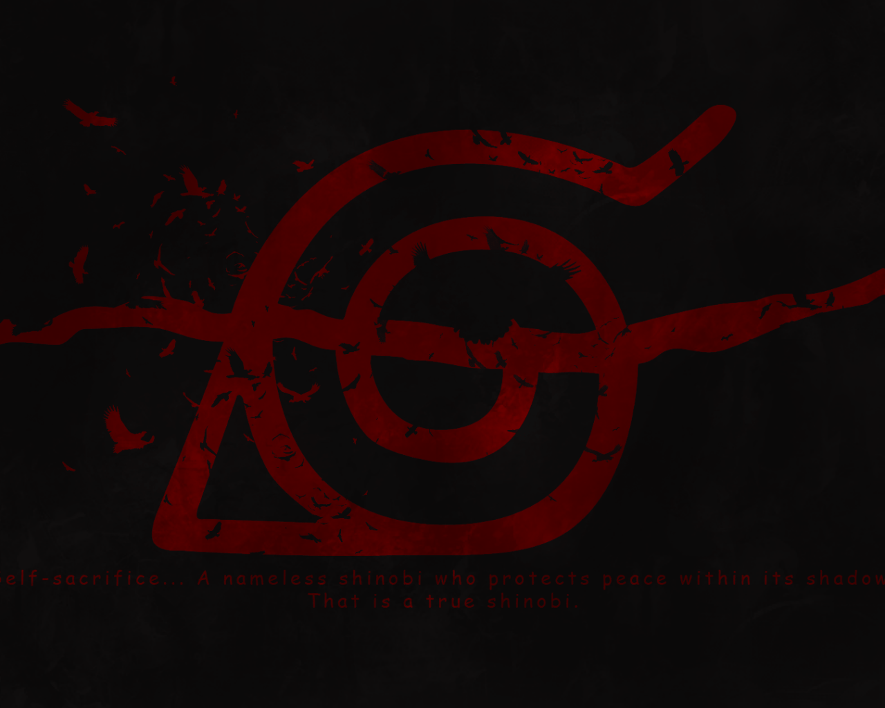 1280x1024 Konoha Wallpaper