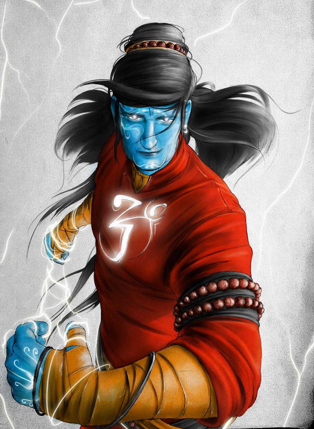 1080x1475 SEEKER Shiva and Hanuman