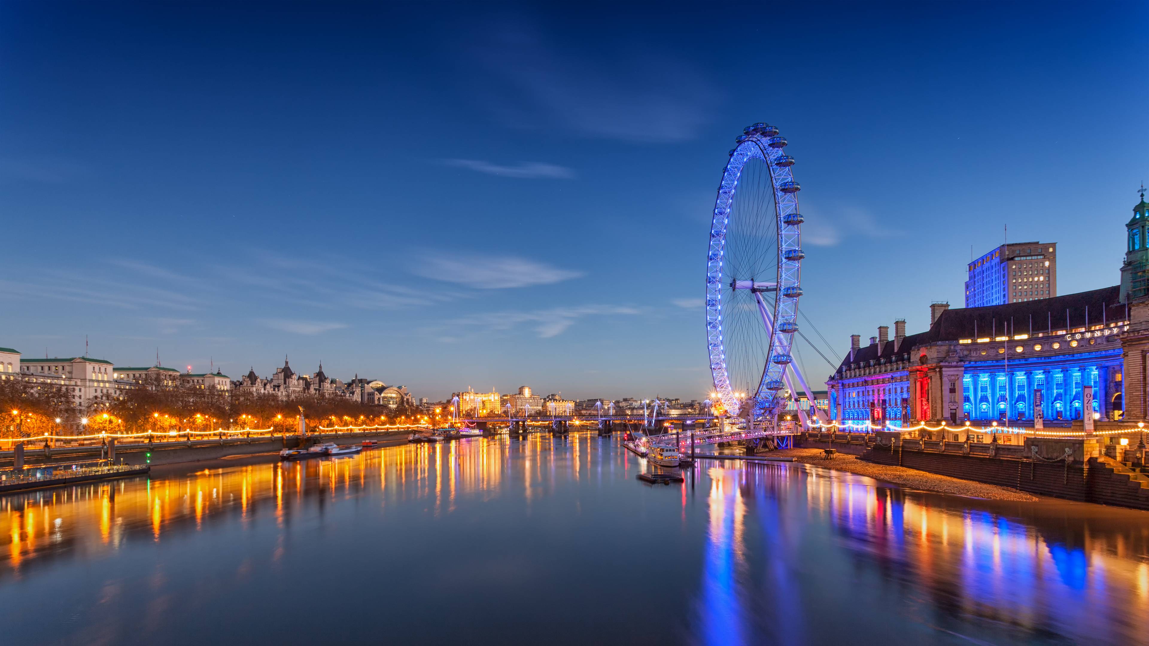 3840x2160 London Eye 4K Ultra HD WallpaperK