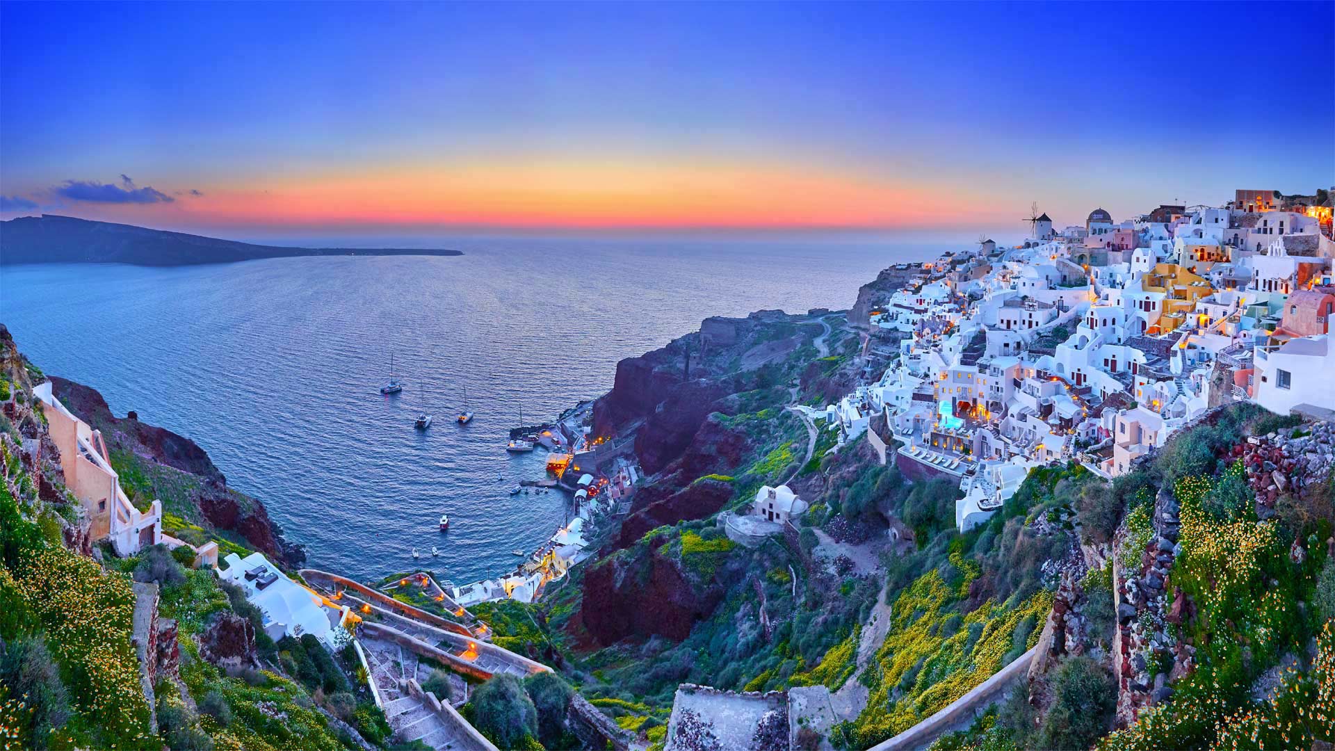 1920x1080 Bing image: Santorini, Greece Wallpaper Gallery
