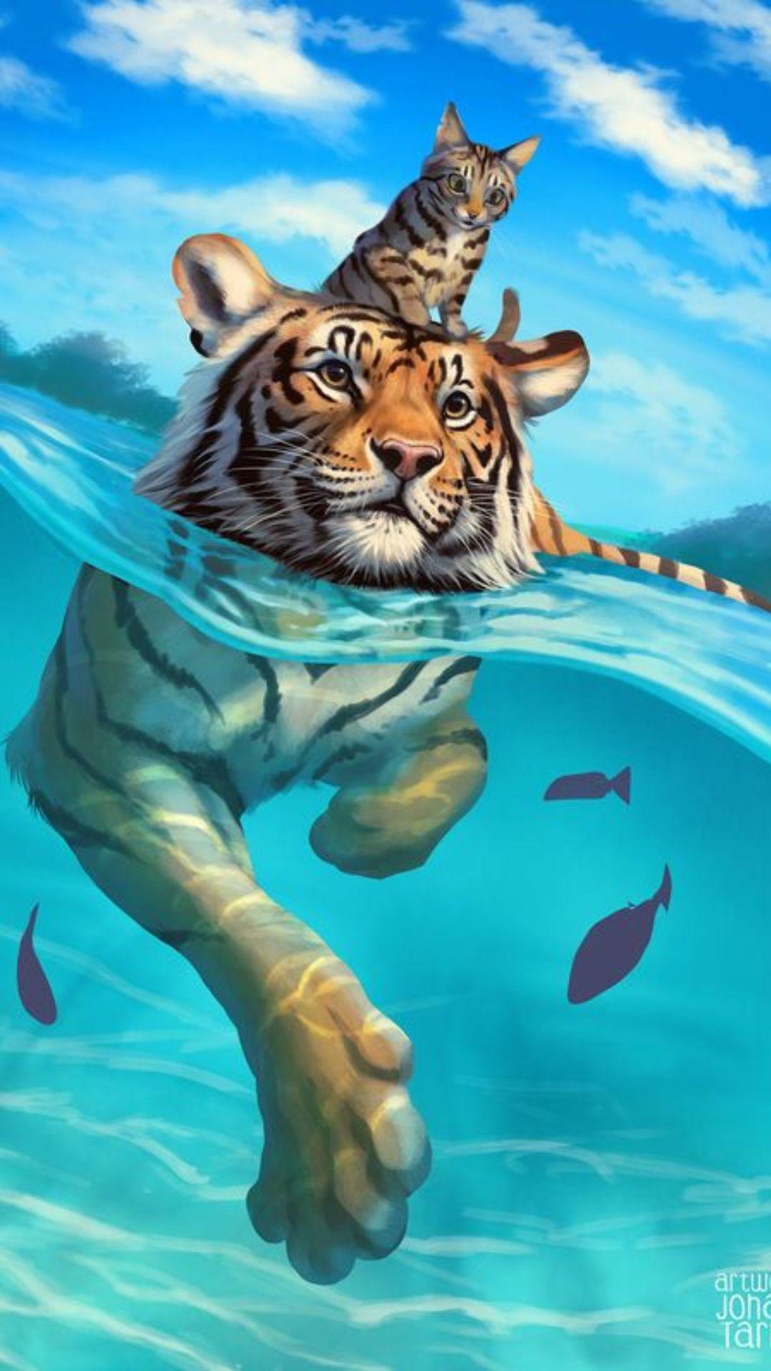 1080x1920 Tiger Wallpaper Free Best Tiger Background Download