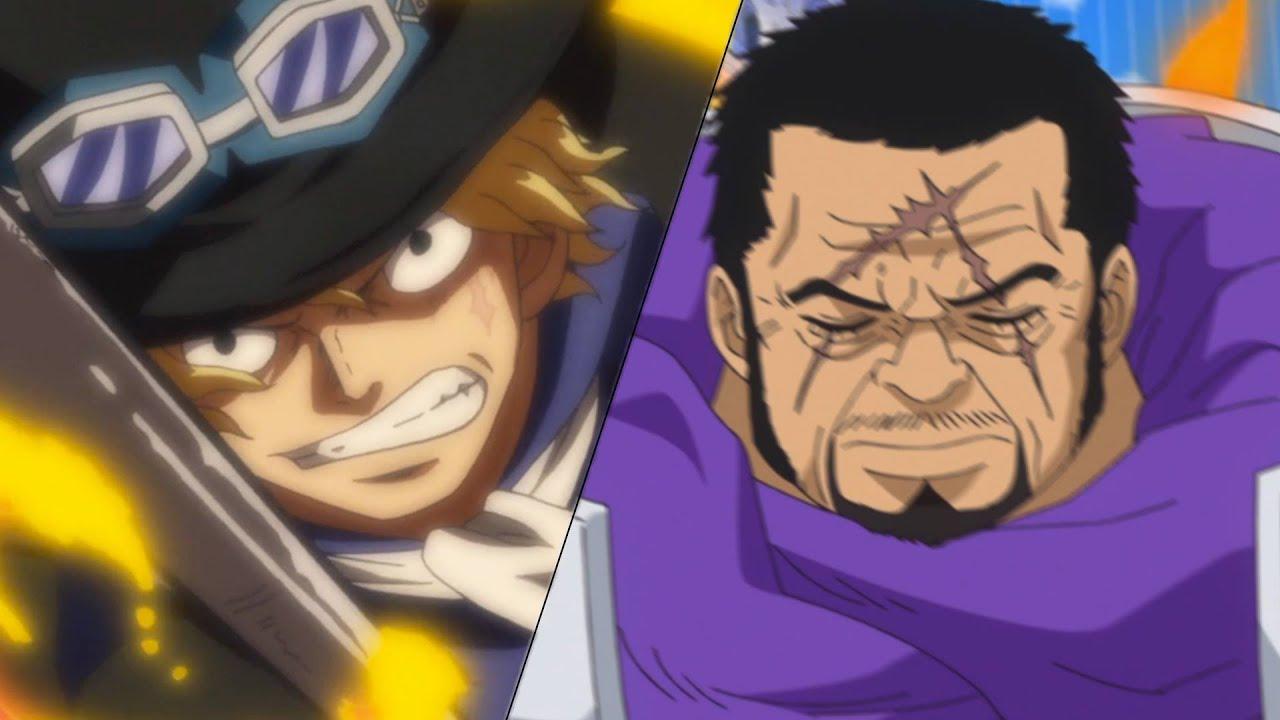1280x720 One Piece Episode 686 ワンピース Anime Review - Sabo Vs Admiral Fujitora = INSANE!!