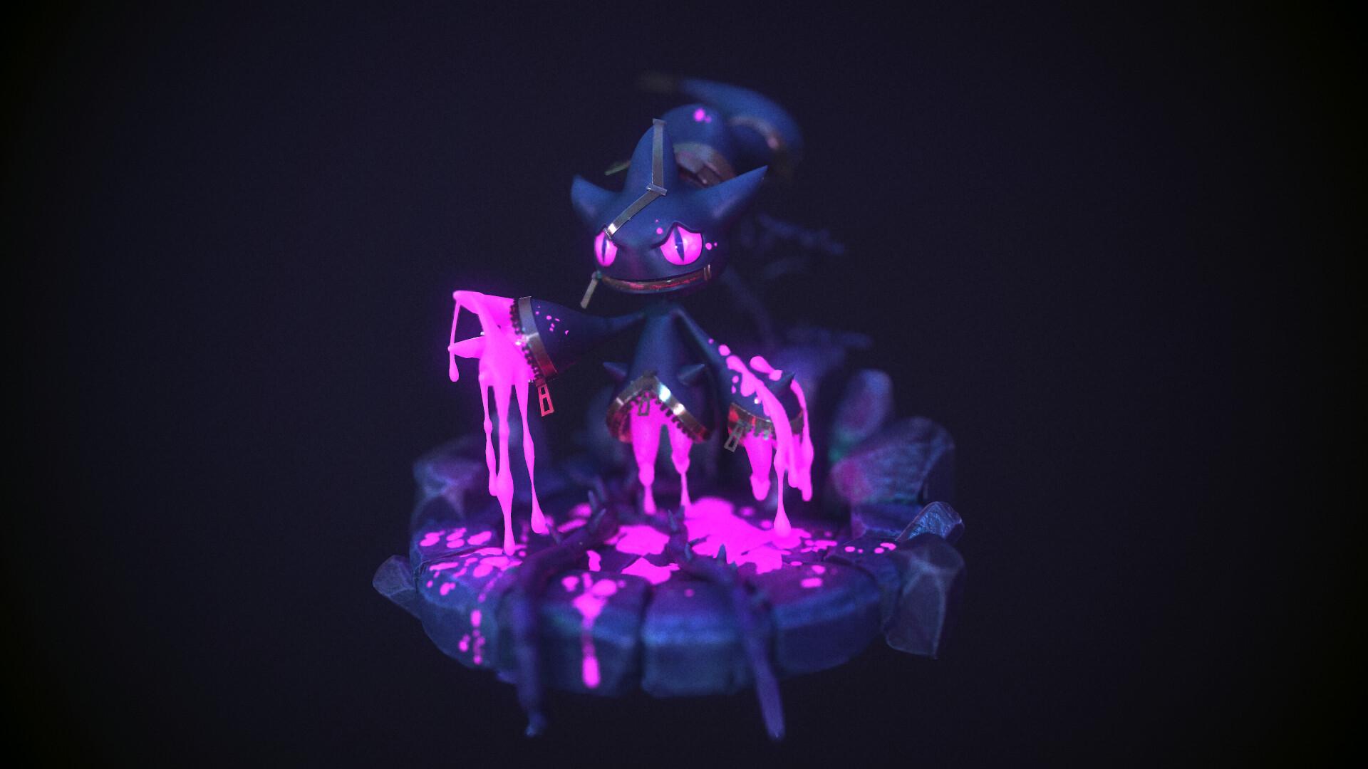 1920x1080 Mega Banette (3D Fanart)