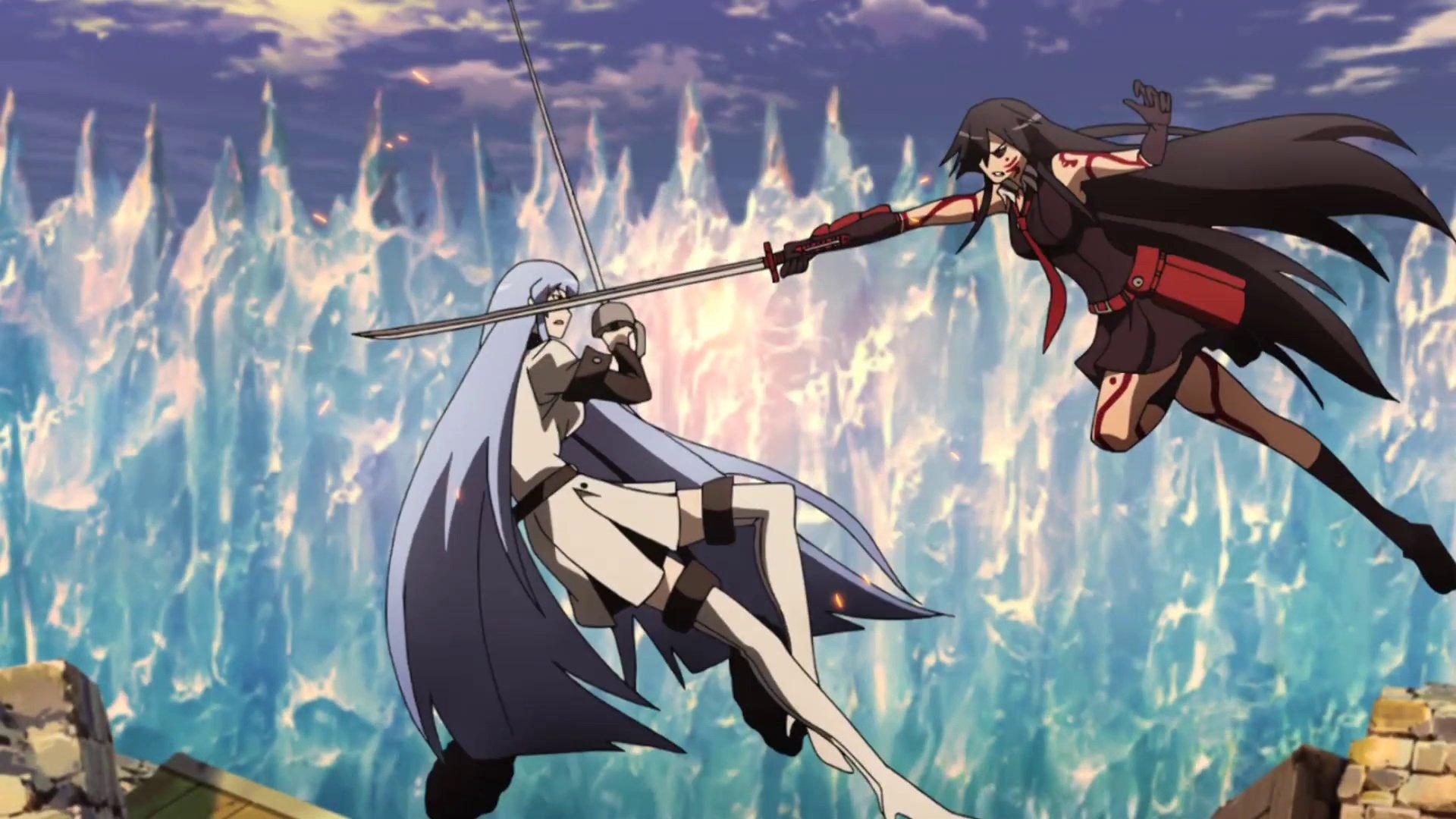 Akame Ga Kill Esdeath Vs Susanoo Akame Vs Esdeath Wallpapers - Top Free Akame Vs Esdeath Backgrounds