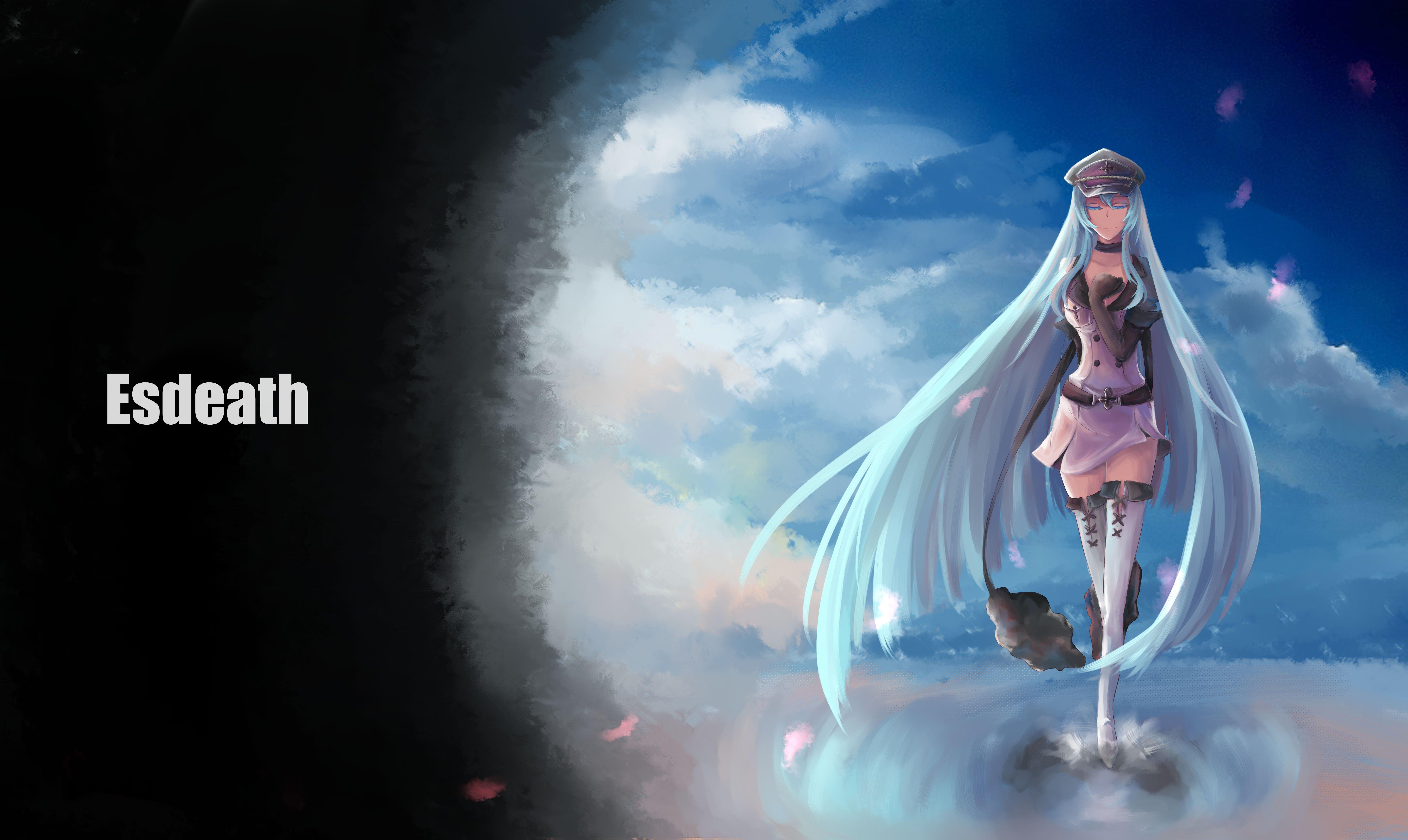 6700x4000 Esdeath from Akame ga Kill! Anime Wallpaper