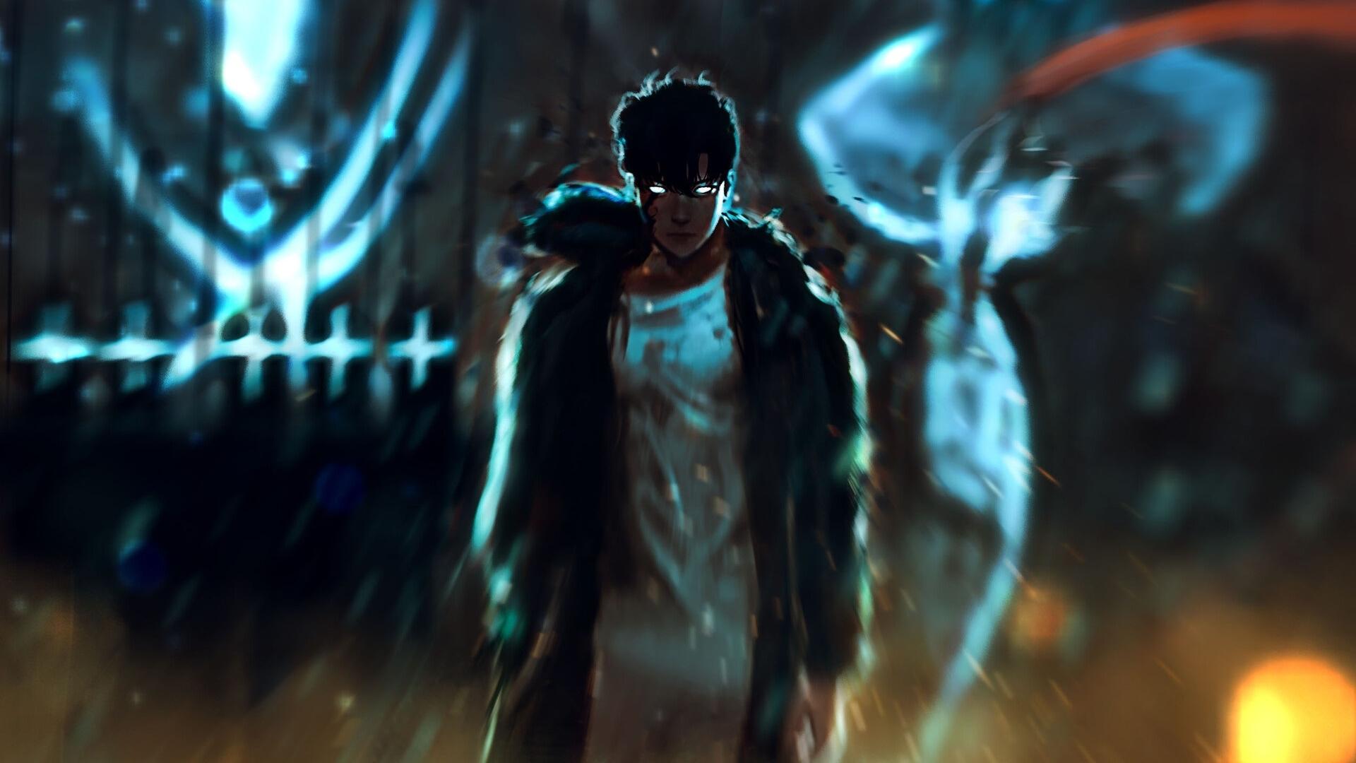 1920x1080 Sung Jin Woo Solo Leveling Digital Art 1080P Laptop Full HD Wallpaper, HD Anime 4K Wallpaper, Image, Photo And Background