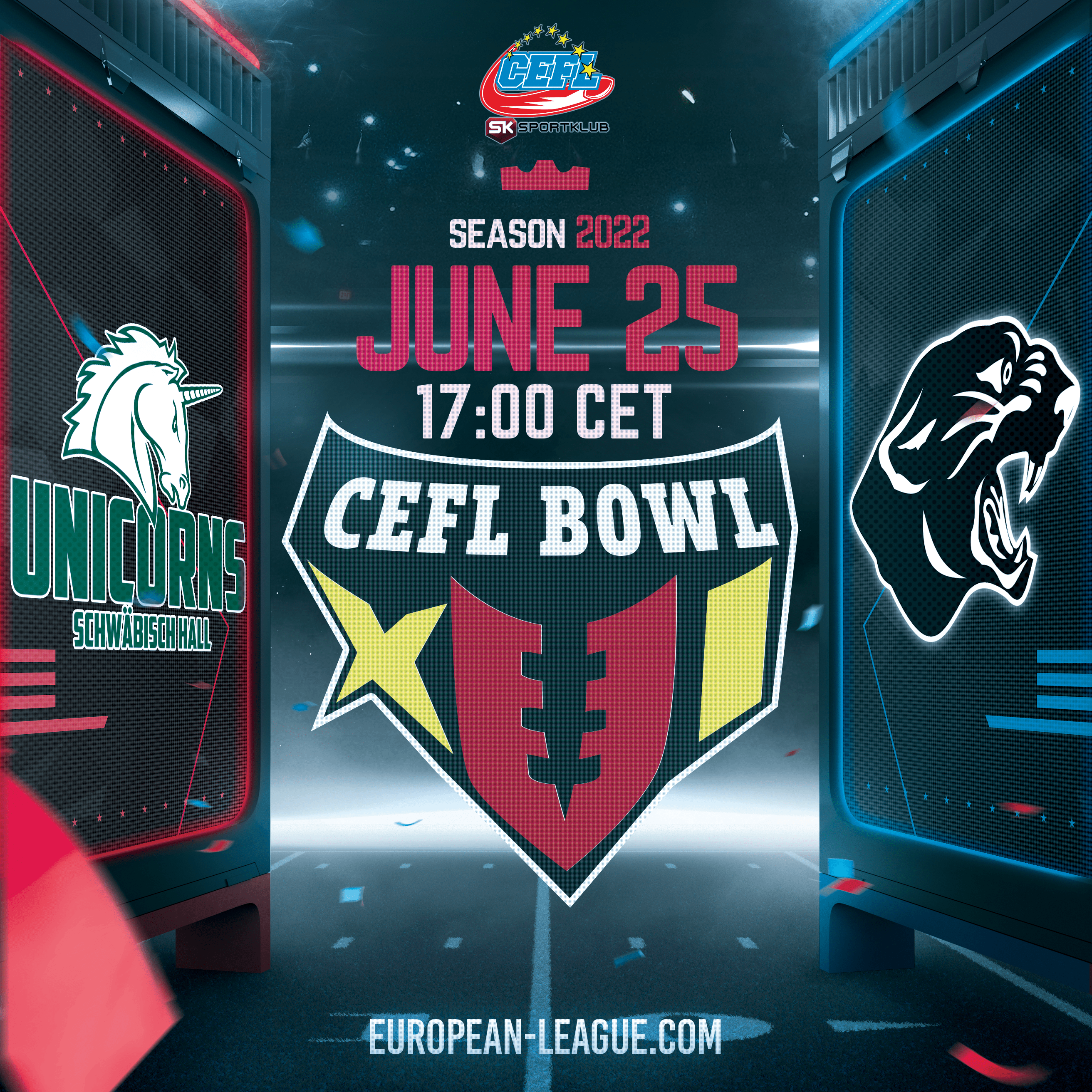 2625x2625 CEFL Bowl XVI sixteen Central European Football League