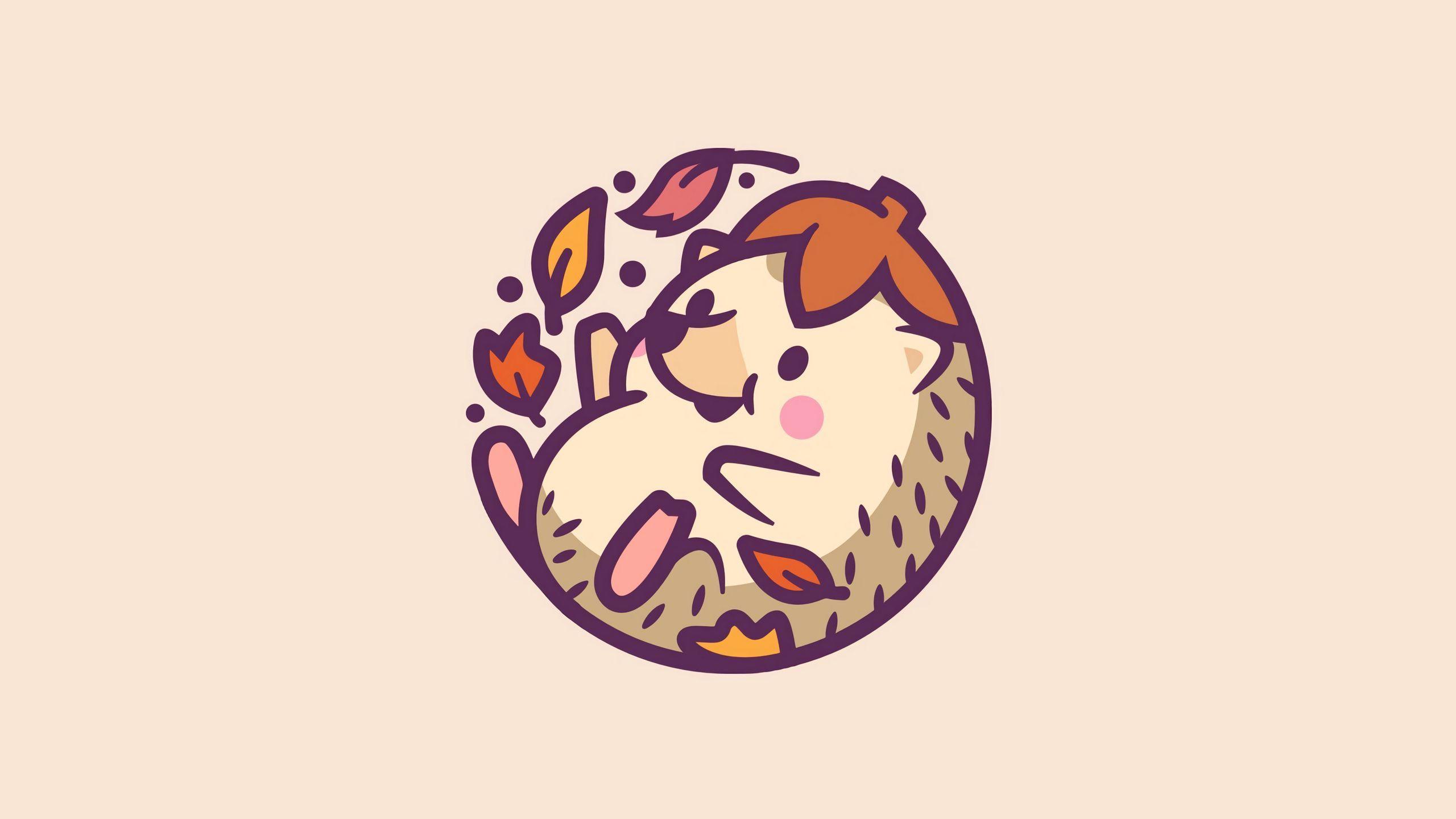 2560x1440 Cute Hedgehog Desktop Wallpaper