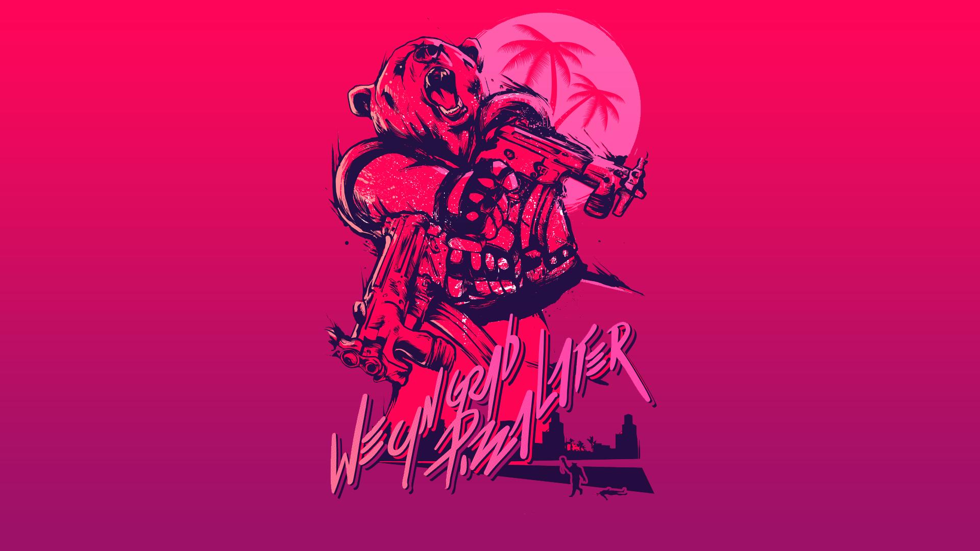 1920x1080 Hotline Miami 2: Wrong Number HD Wallpaper and Background