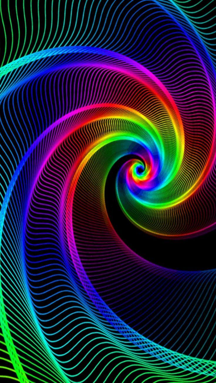 736x1308 Psychedelic pics. Abstract, Cool optical illusions, Fractal art